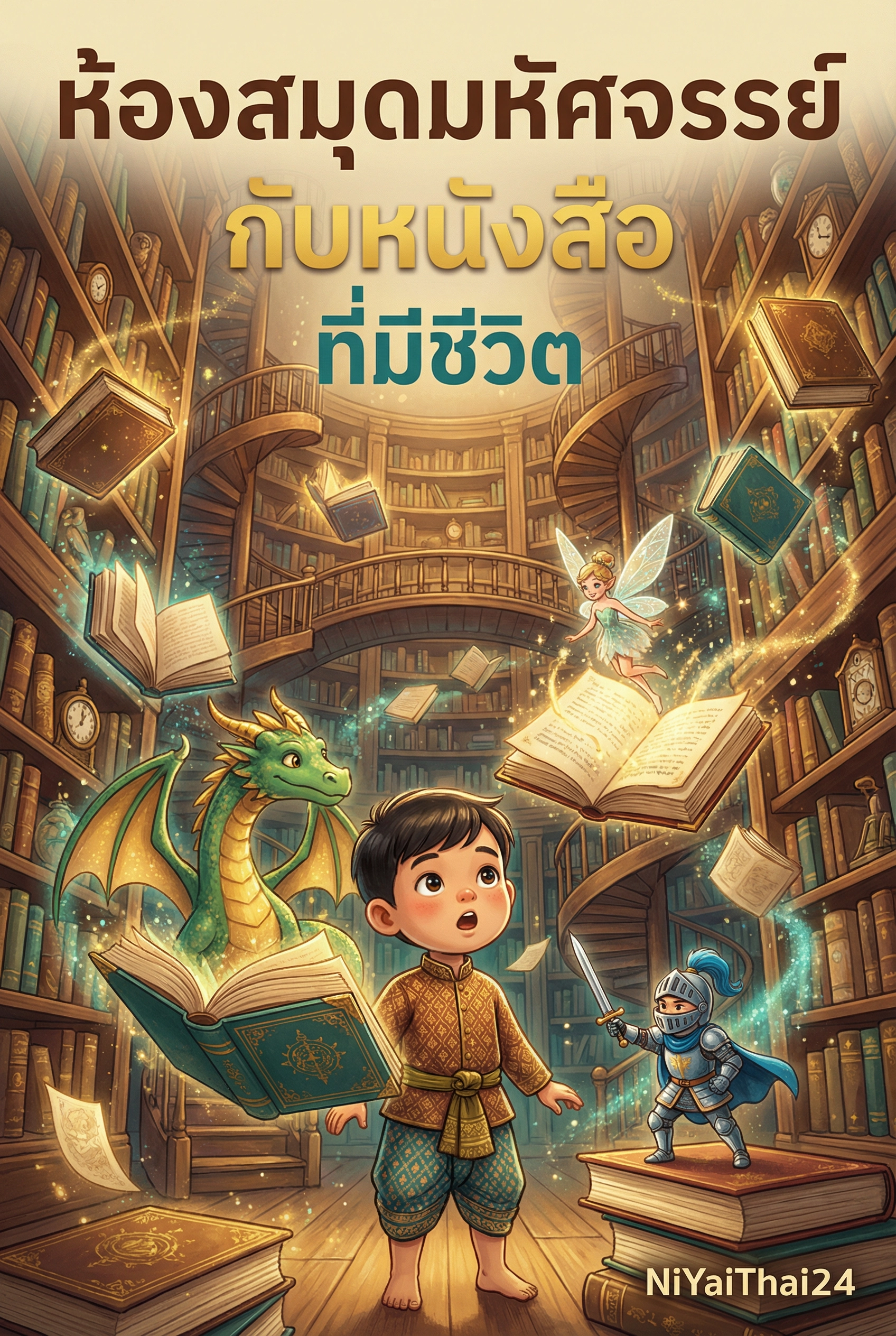อ่านห้องสมุดมหัศจรรย์กับหนังสือที่มีชีวิตฟรี นิยายออนไลน์จบแล้ว - NIYAITHAI24.COM