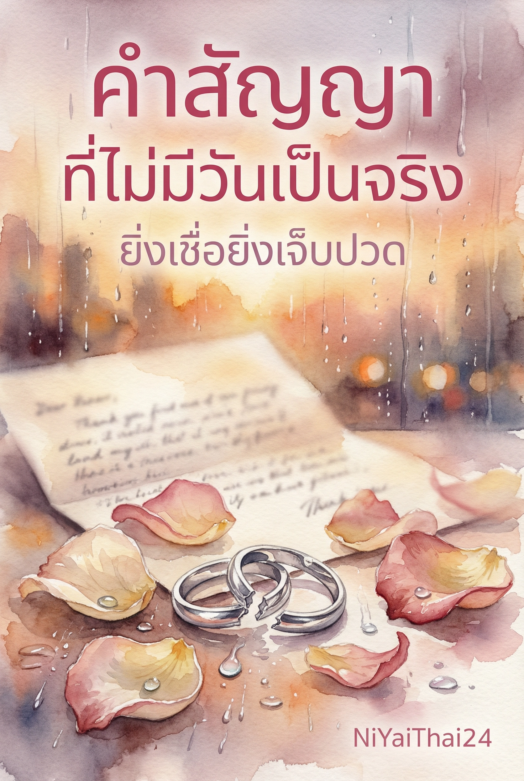 อ่านคำสัญญาที่ไม่มีวันเป็นจริง ยิ่งเชื่อยิ่งเจ็บปวด ทุรนทุรายจนแทบตายฟรี นิยายออนไลน์จบแล้ว - NIYAITHAI24.COM