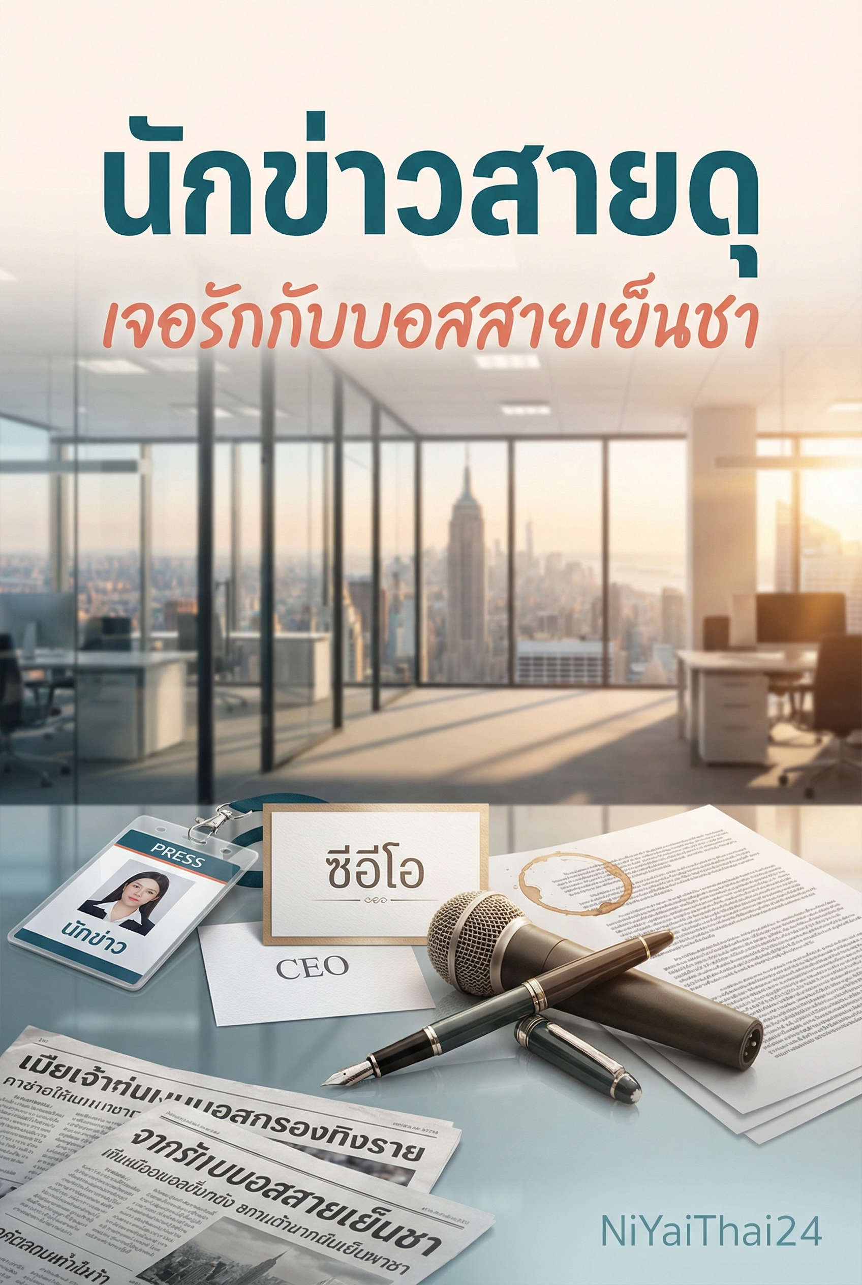 อ่านนักข่าวสายดุ ค้นหาความจริงเจอรักกับบอสสายเย็นชาจนเธอคลั่งรักจนยอมสยบฟรี นิยายออนไลน์จบแล้ว - NIYAITHAI24.COM