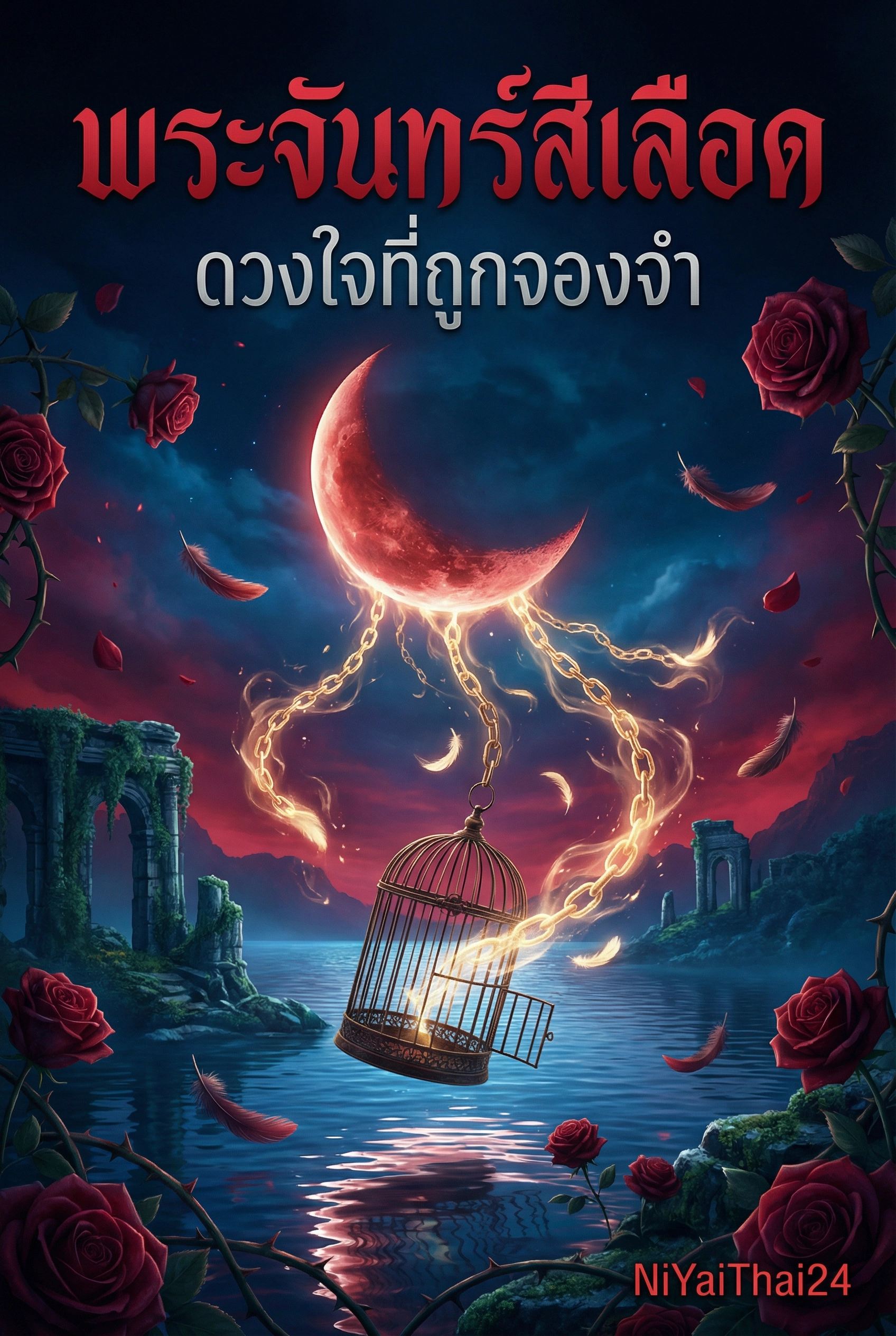 อ่านภายใต้พระจันทร์สีเลือด ดวงใจที่ถูกจองจำ ปลดปล่อยด้วยรักฟรี นิยายออนไลน์จบแล้ว - NIYAITHAI24.COM