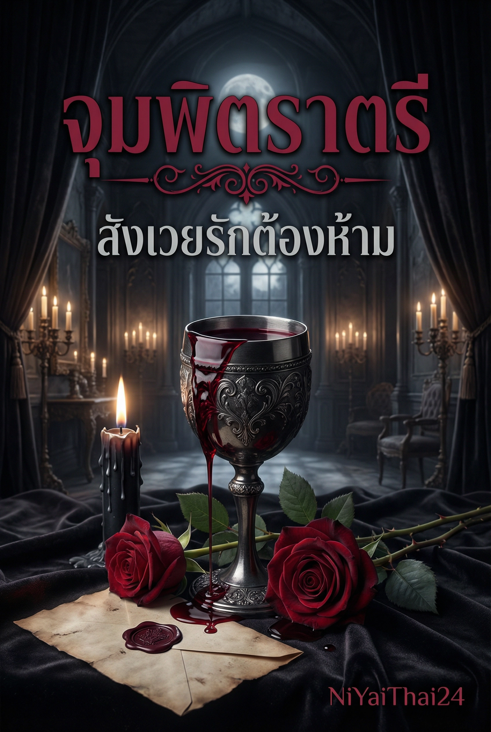 อ่านจุมพิตราตรีที่กรีดเลือด: สังเวยเลือดให้รักต้องห้ามที่ท้าทายฟรี นิยายออนไลน์จบแล้ว - NIYAITHAI24.COM