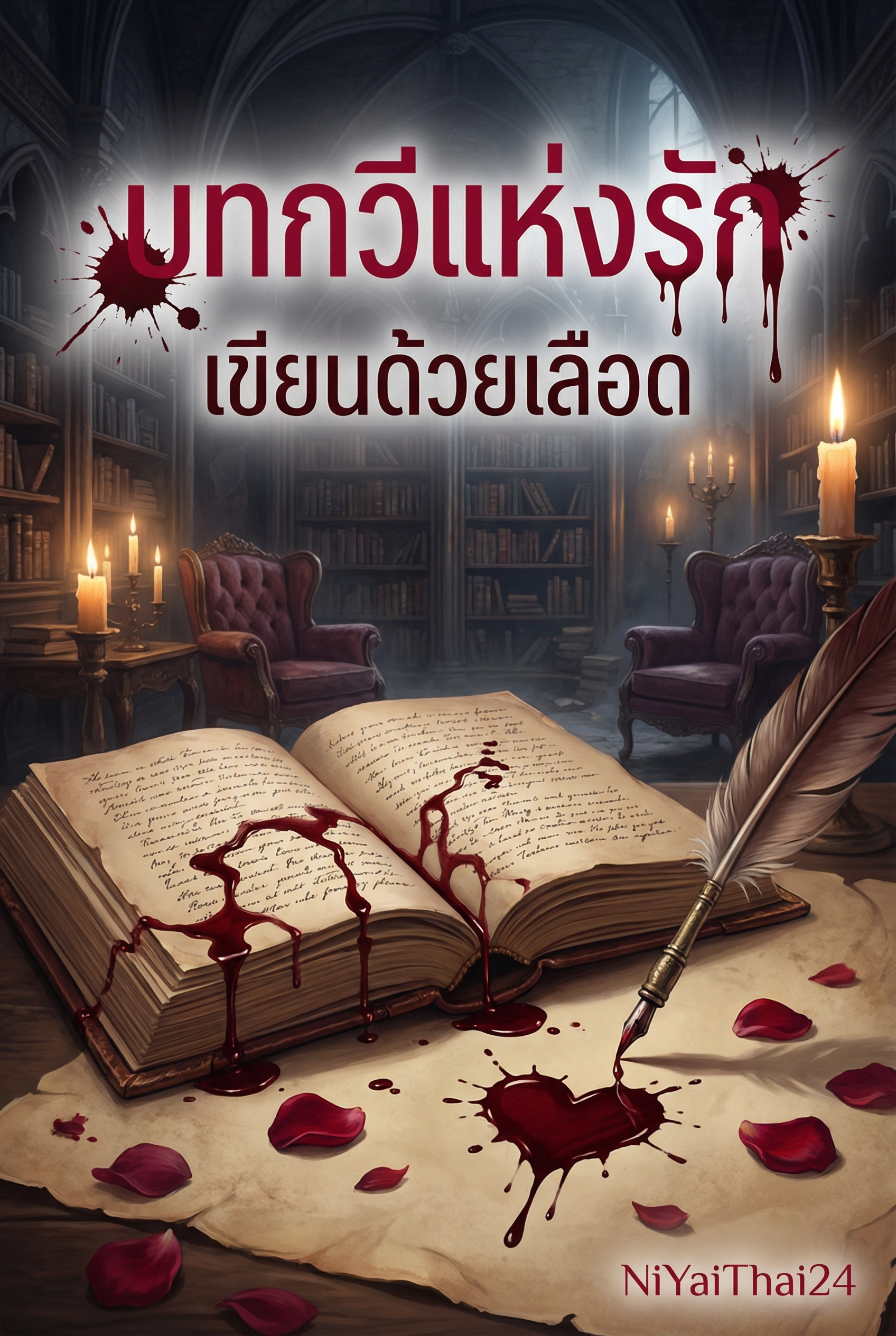 อ่านบทกวีแห่งรักที่ถูกเขียนด้วยเลือด จะสะกดใจเธอให้กลับมาหาฉันอีกครั้งฟรี นิยายออนไลน์จบแล้ว - NIYAITHAI24.COM