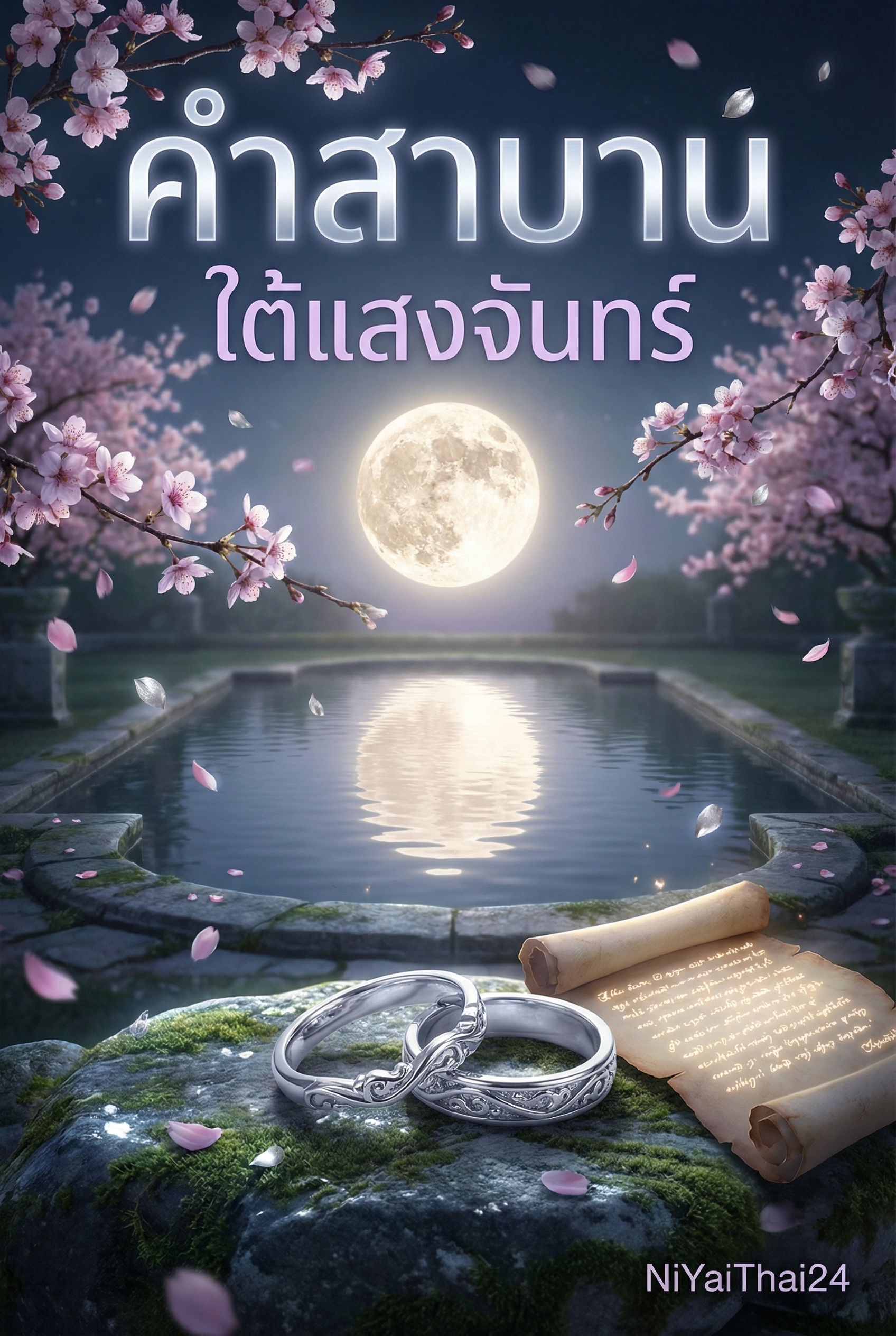 อ่านคำสาบานใต้แสงจันทร์ สองดวงใจที่ผูกพันกันตลอดไปฟรี นิยายออนไลน์จบแล้ว - NIYAITHAI24.COM