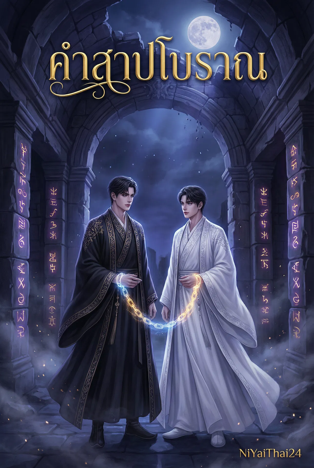 อ่านคำสาปโบราณที่พันธนาการ สู่รักต้องห้ามที่ไม่มีวันสิ้นสุดฟรี นิยายออนไลน์จบแล้ว - NIYAITHAI24.COM