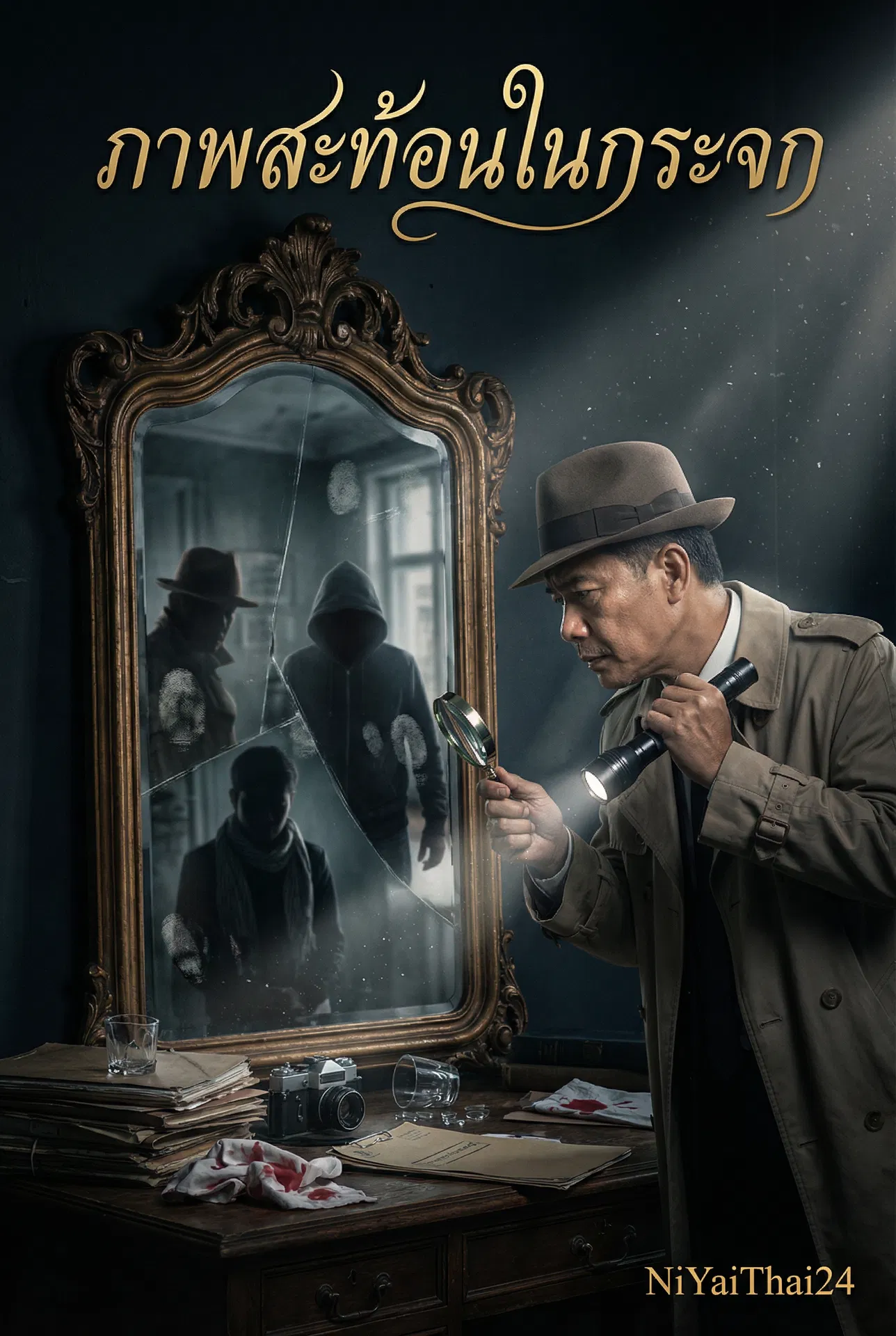 อ่านภาพสะท้อนในกระจก เงาสะท้อนแห่งความแค้น ไขปริศนาฆาตกรรมที่ซับซ้อนฟรี นิยายออนไลน์จบแล้ว - NIYAITHAI24.COM