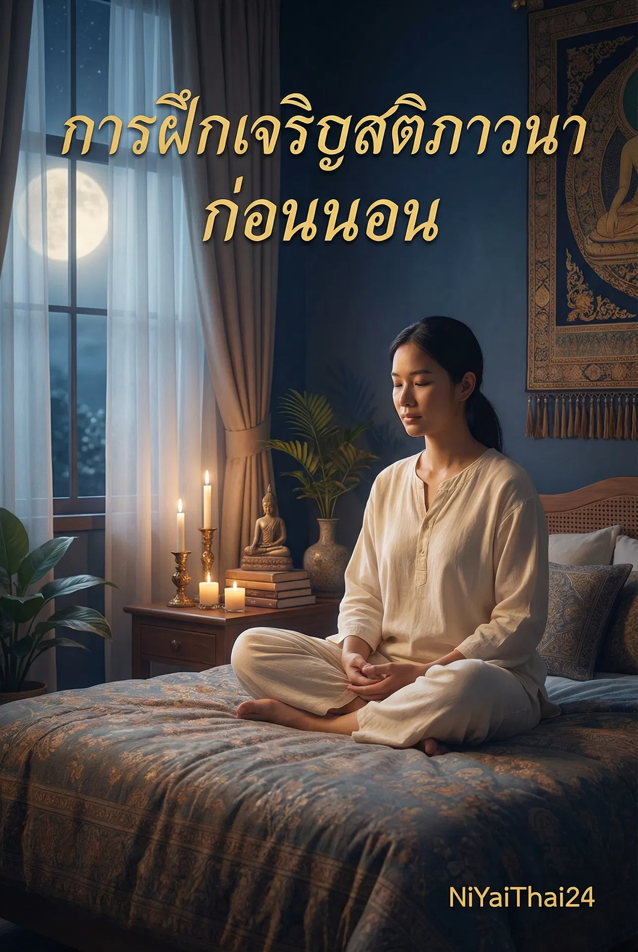 อ่านการฝึกเจริญสติภาวนาก่อนนอนฟรี นิยายออนไลน์จบแล้ว - NIYAITHAI24.COM