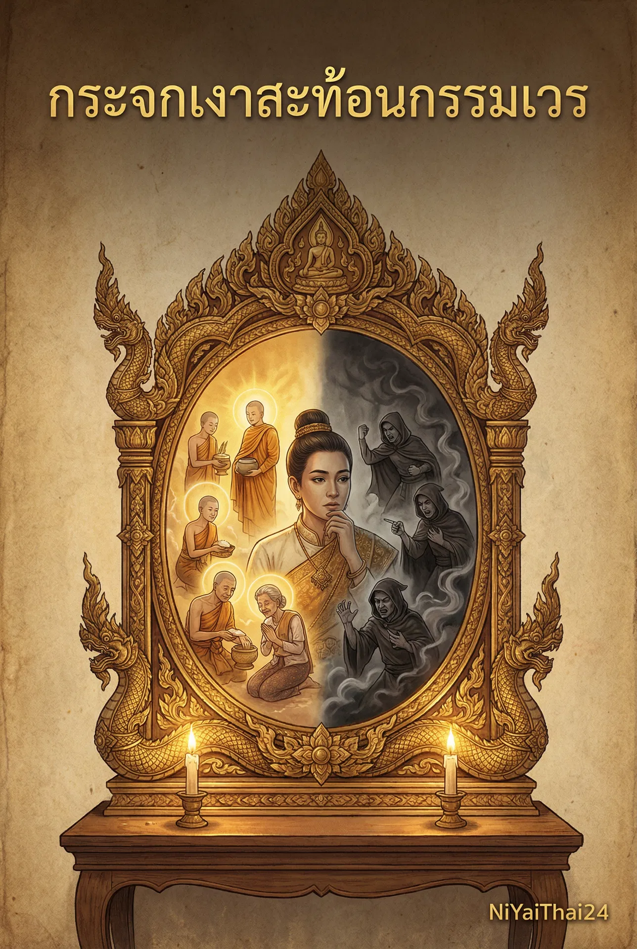 อ่านกระจกเงาสะท้อนกรรมเวรฟรี นิยายออนไลน์จบแล้ว - NIYAITHAI24.COM