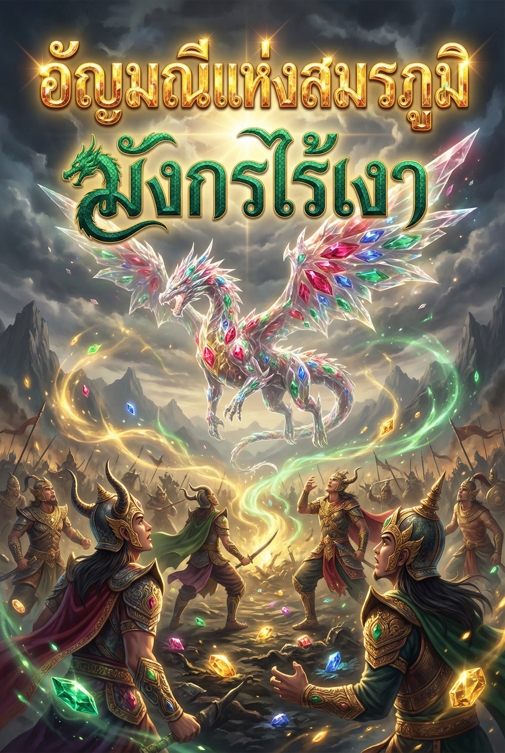 อ่านอัญมณีแห่งสมรภูมิมังกรไร้เงาฟรี นิยายแฟนตาซีผจญภัยออนไลน์ จบแล้ว 0 ตอน - NIYAITHAI24.COM