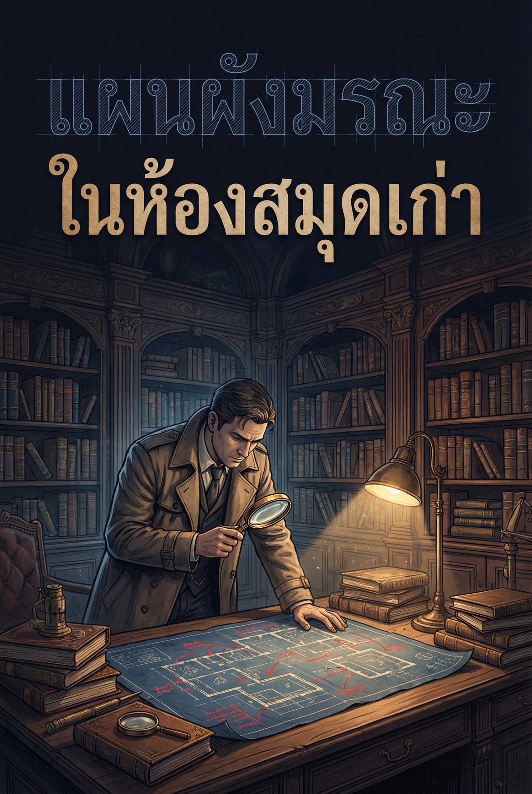 อ่านแผนผังมรณะในห้องสมุดเก่าฟรี นิยายสืบสวนอาชญากรรมออนไลน์ จบแล้ว 0 ตอน - NIYAITHAI24.COM