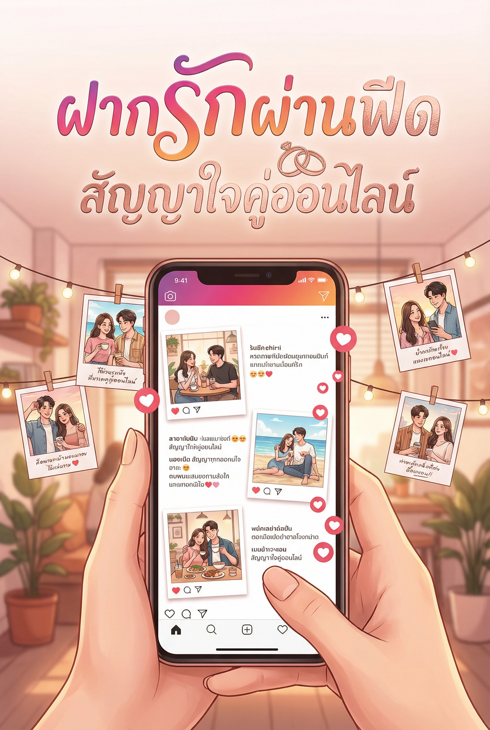 อ่านฝากรักผ่านฟีด สัญญาใจคู่ออนไลน์ฟรี นิยายโรแมนซ์ออนไลน์ จบแล้ว 49 ตอน - NIYAITHAI24.COM