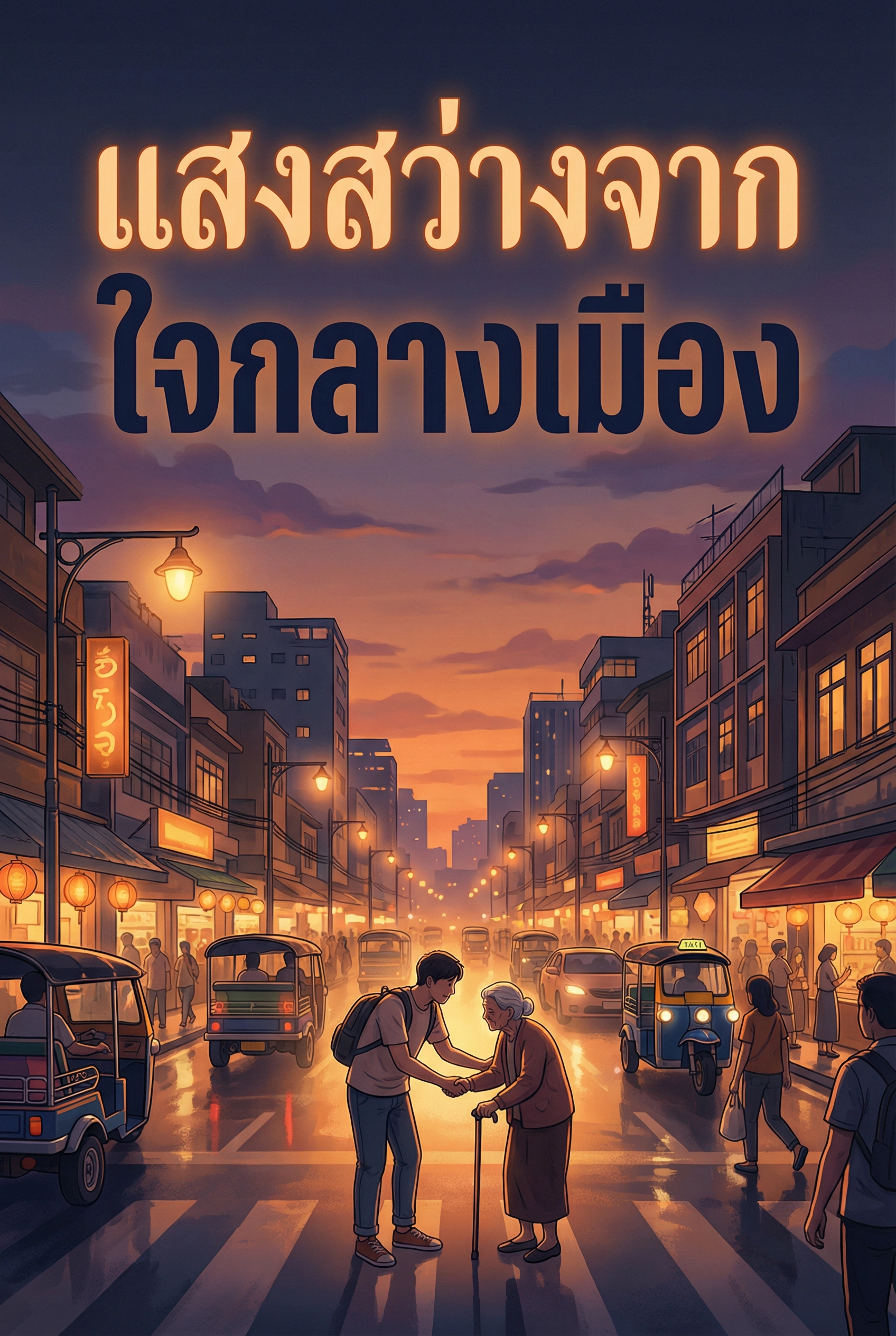 อ่านแสงสว่างจากใจกลางเมือง ยามพลบค่ำฟรี นิยายธรรมะออนไลน์ จบแล้ว 43 ตอน - NIYAITHAI24.COM