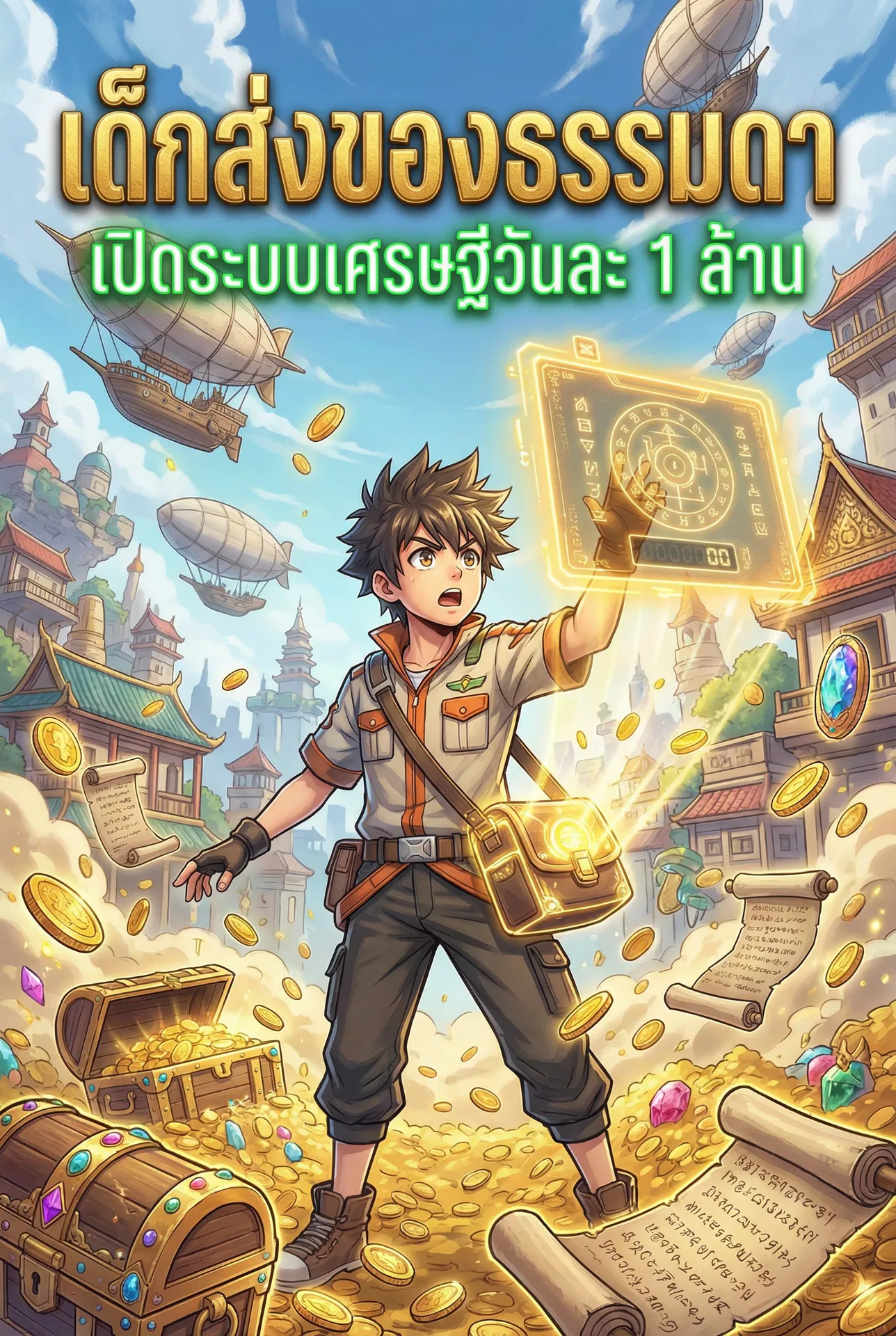 เด็กส่งของธรรมดา → เปิดระบบเศรษฐีวันละ 1 ล้าน