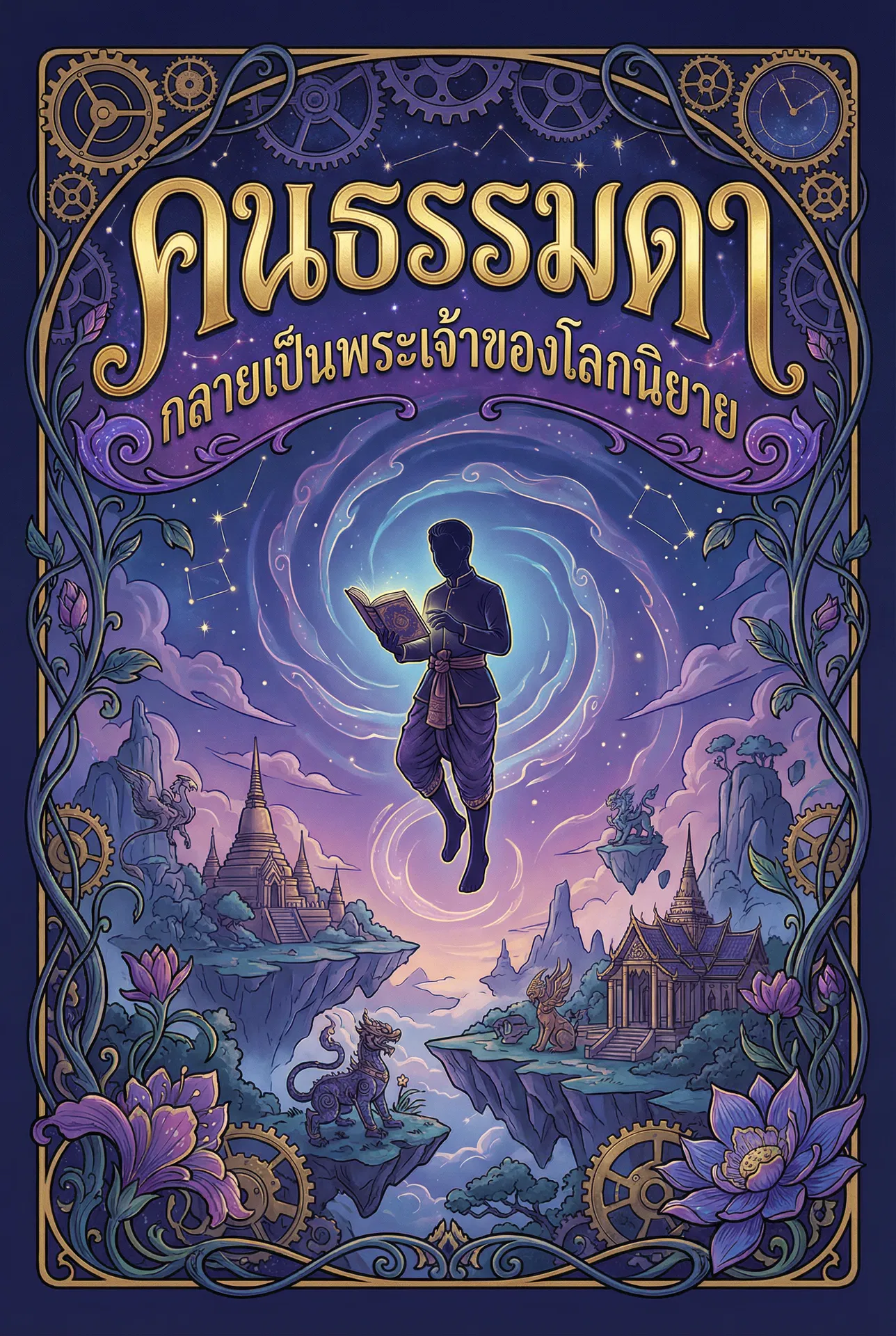 คนธรรมดา → กลายเป็นพระเจ้าของโลกนิยาย