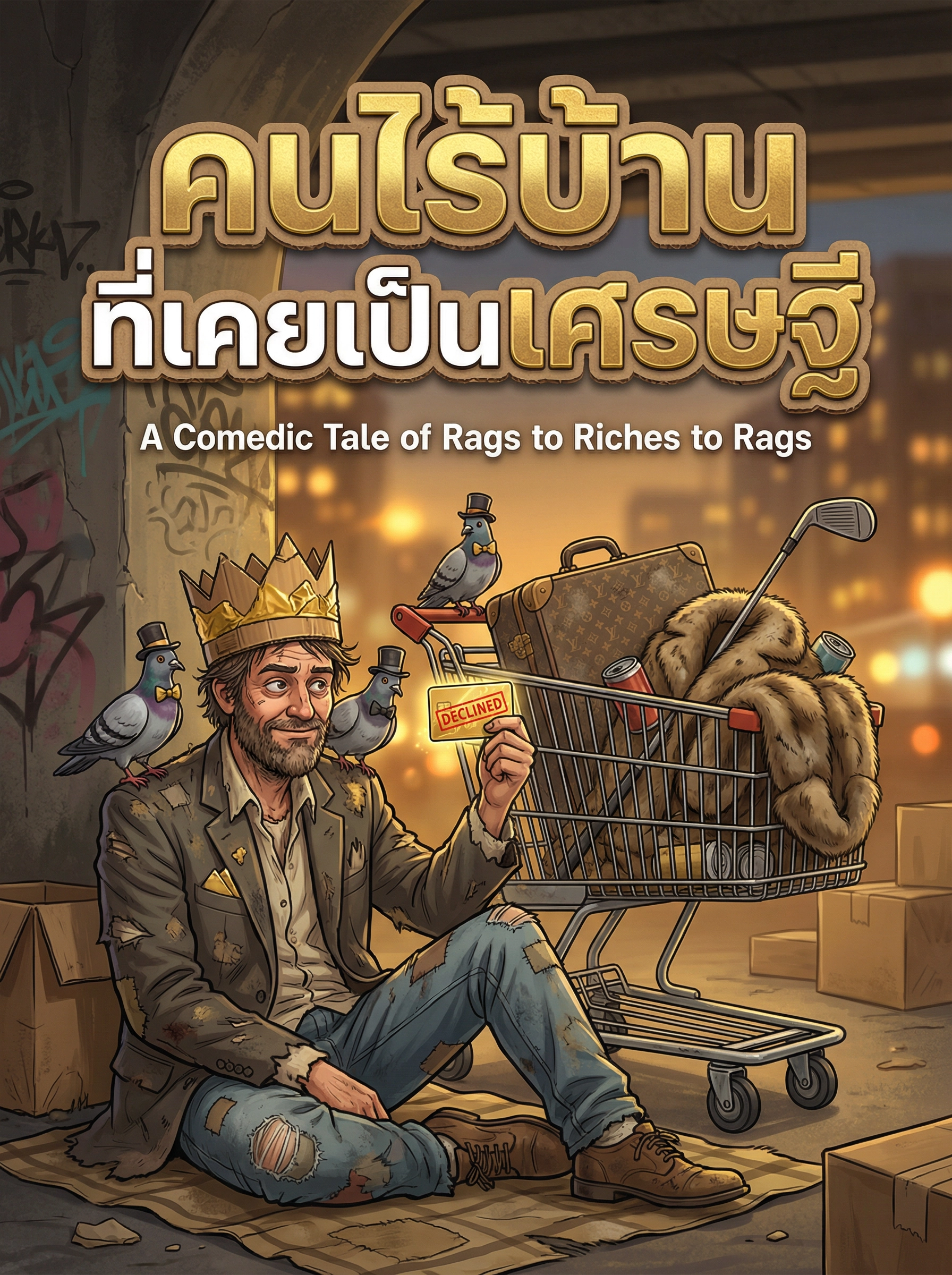 เขาเป็นคนไร้บ้านที่เคยเป็นเศรษฐี