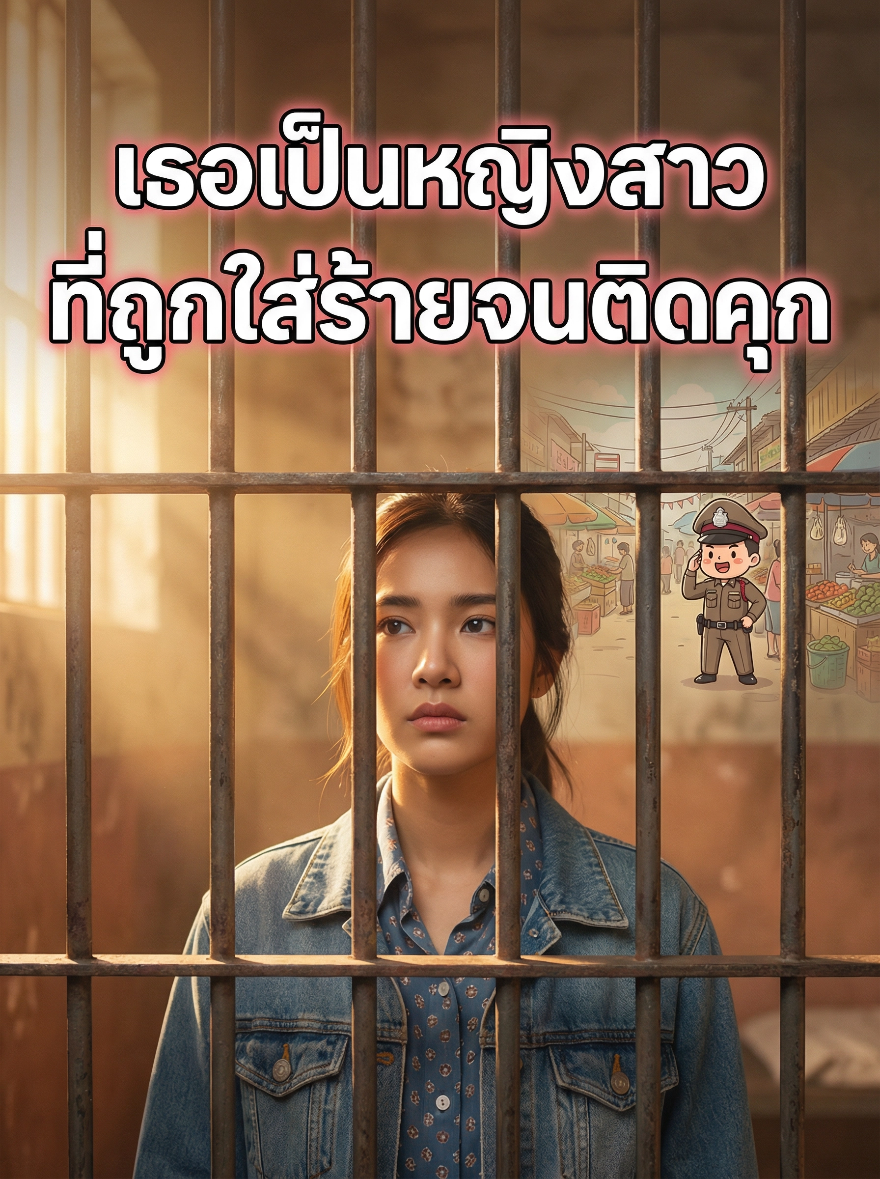 เธอเป็นหญิงสาวที่ถูกใส่ร้ายจนติดคุก