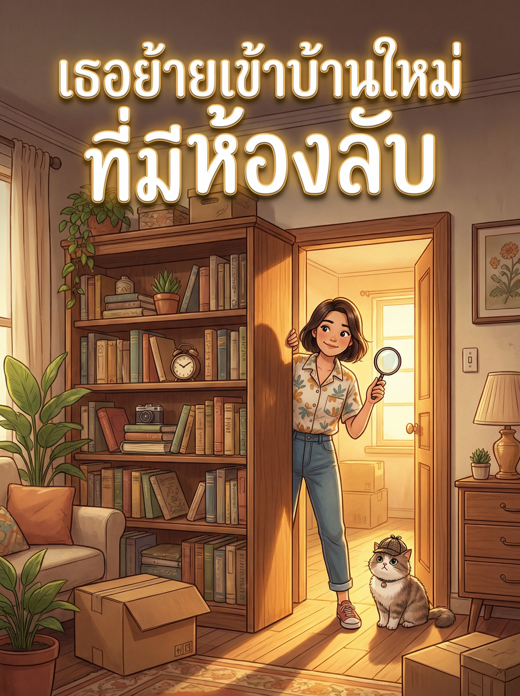 เธอย้ายเข้าบ้านใหม่ที่มีห้องลับ