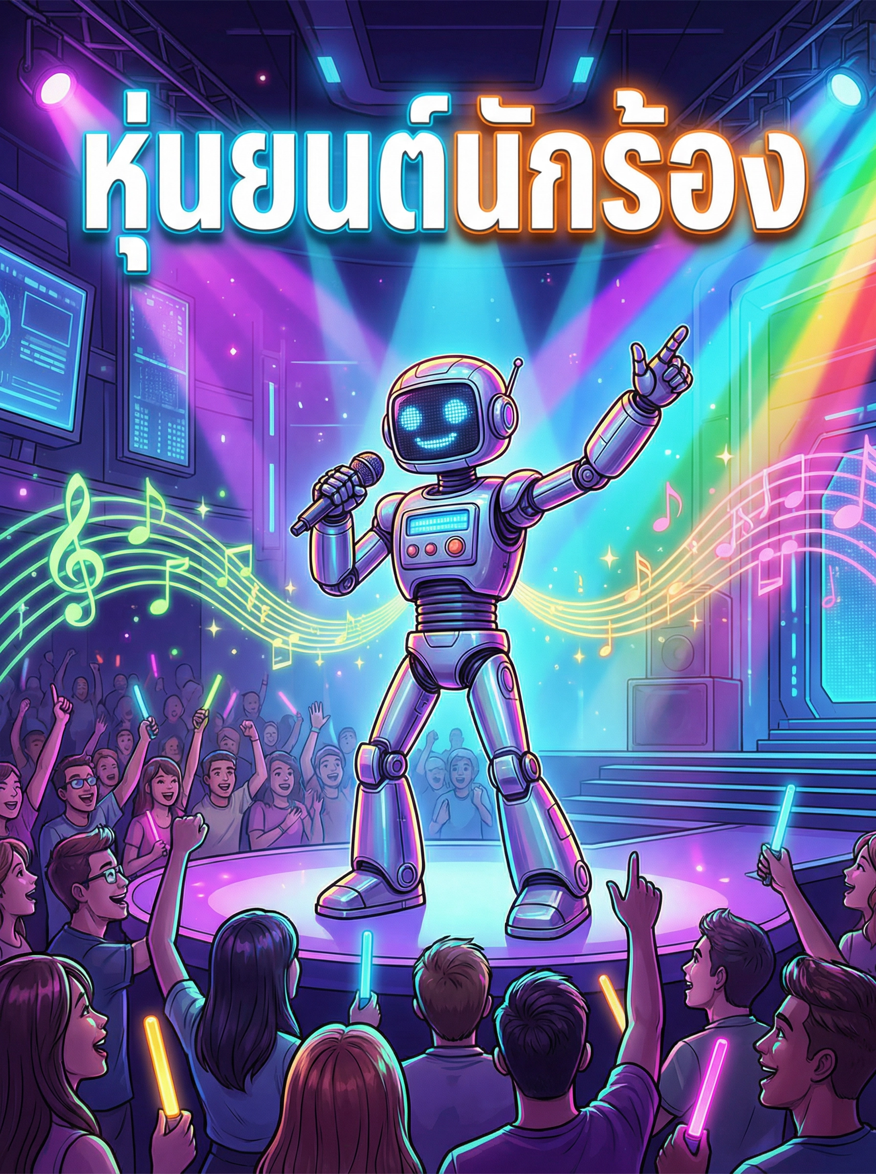 หุ่นยนต์ที่อยากเป็นนักร้อง