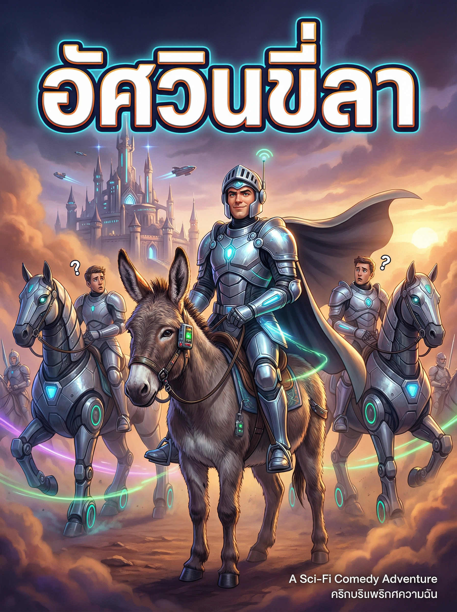 เขาเป็นอัศวินที่ขี่ลาแทนม้า