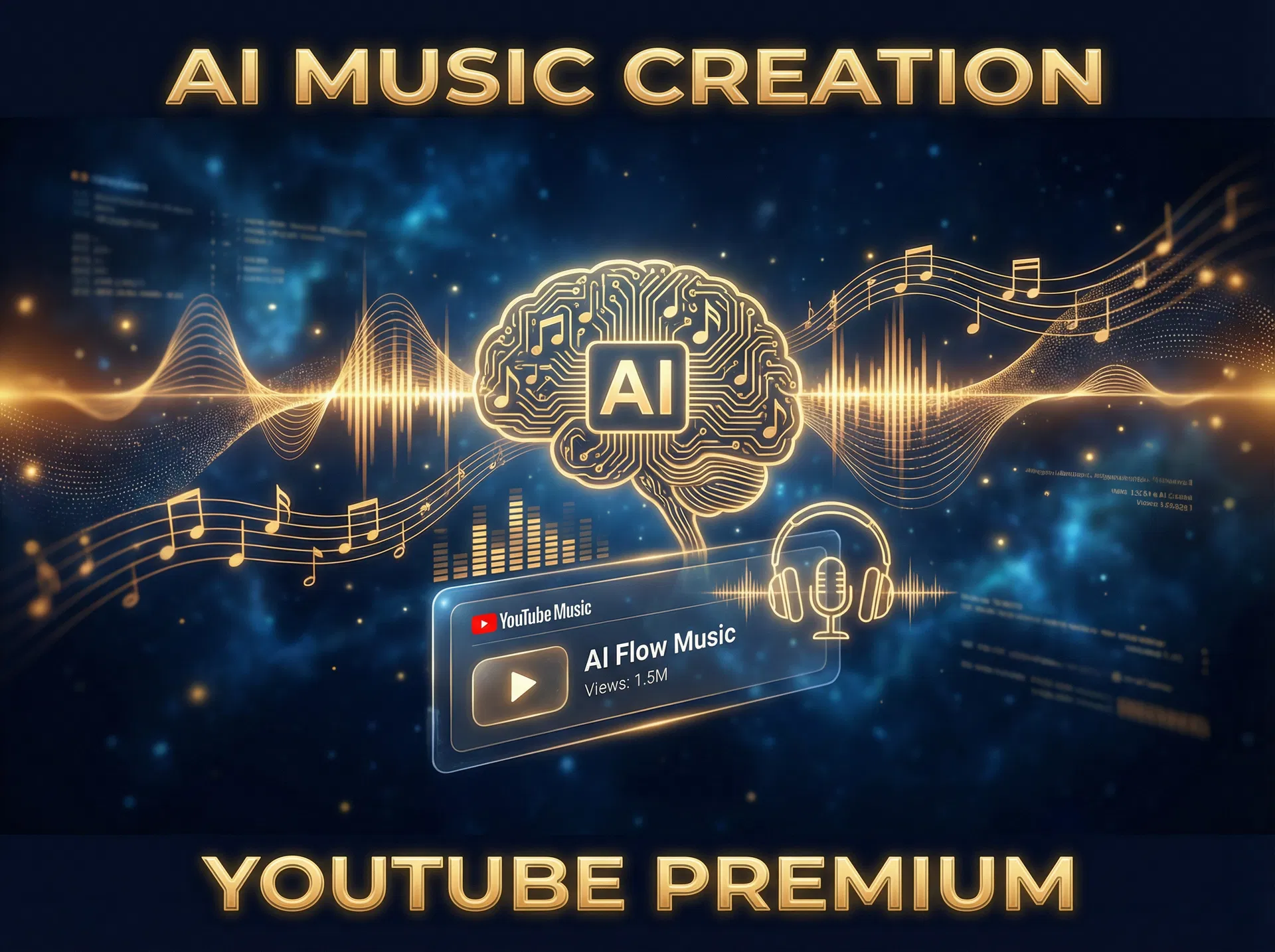แพ็กเกจ Music AI Channel สร้างช่อง YouTube เพลง AI อัตโนมัติ 39,000 บาท