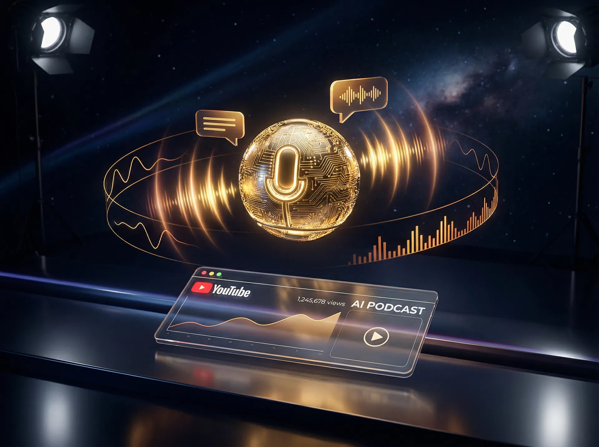 แพ็กเกจ Podcast AI Channel สร้างช่อง YouTube Podcast AI อัตโนมัติ 59,000 บาท