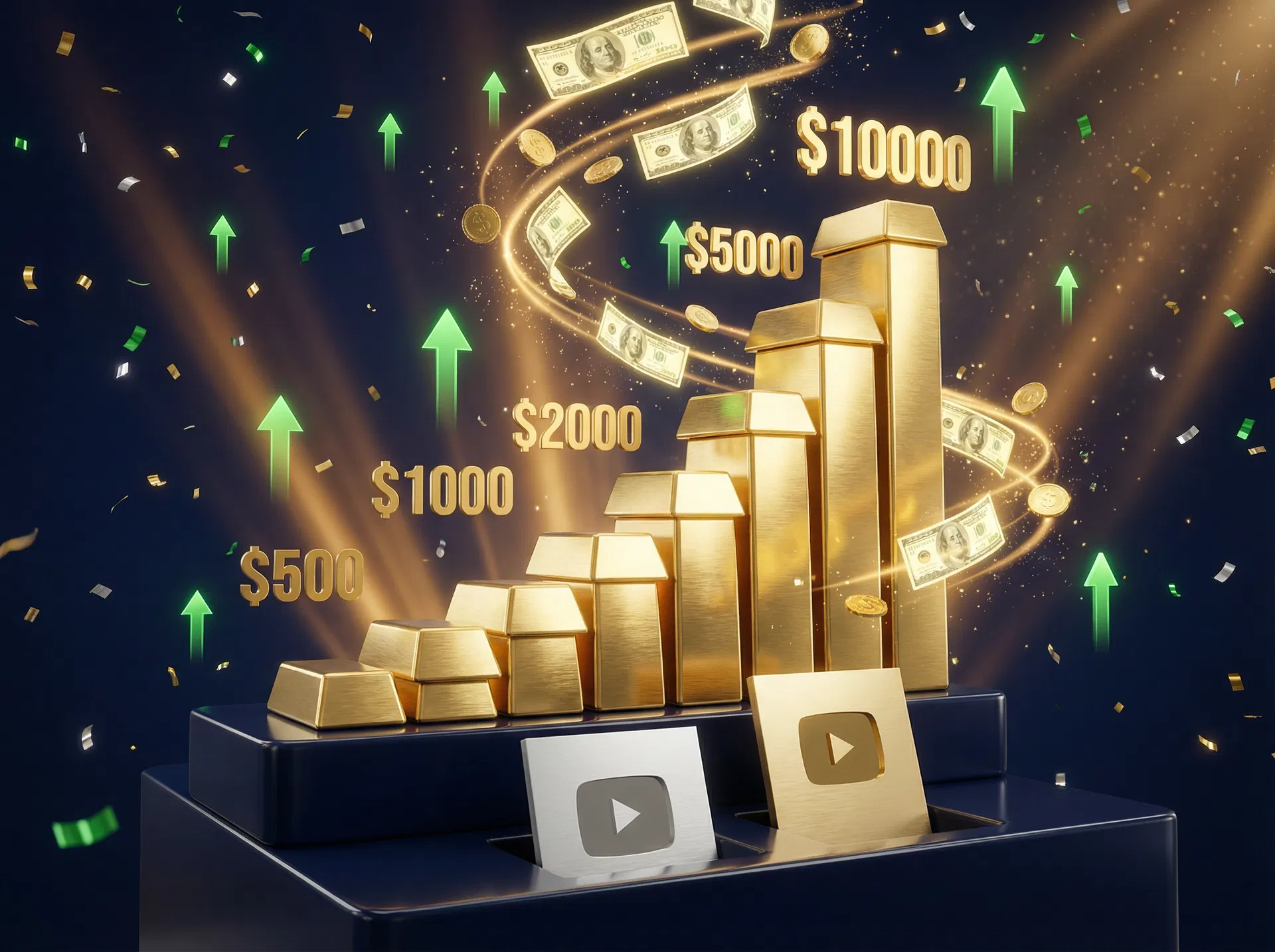 ผลลัพธ์รายได้จาก YouTube Monetization $500-$2,000 ต่อเดือน ด้วยระบบ AI