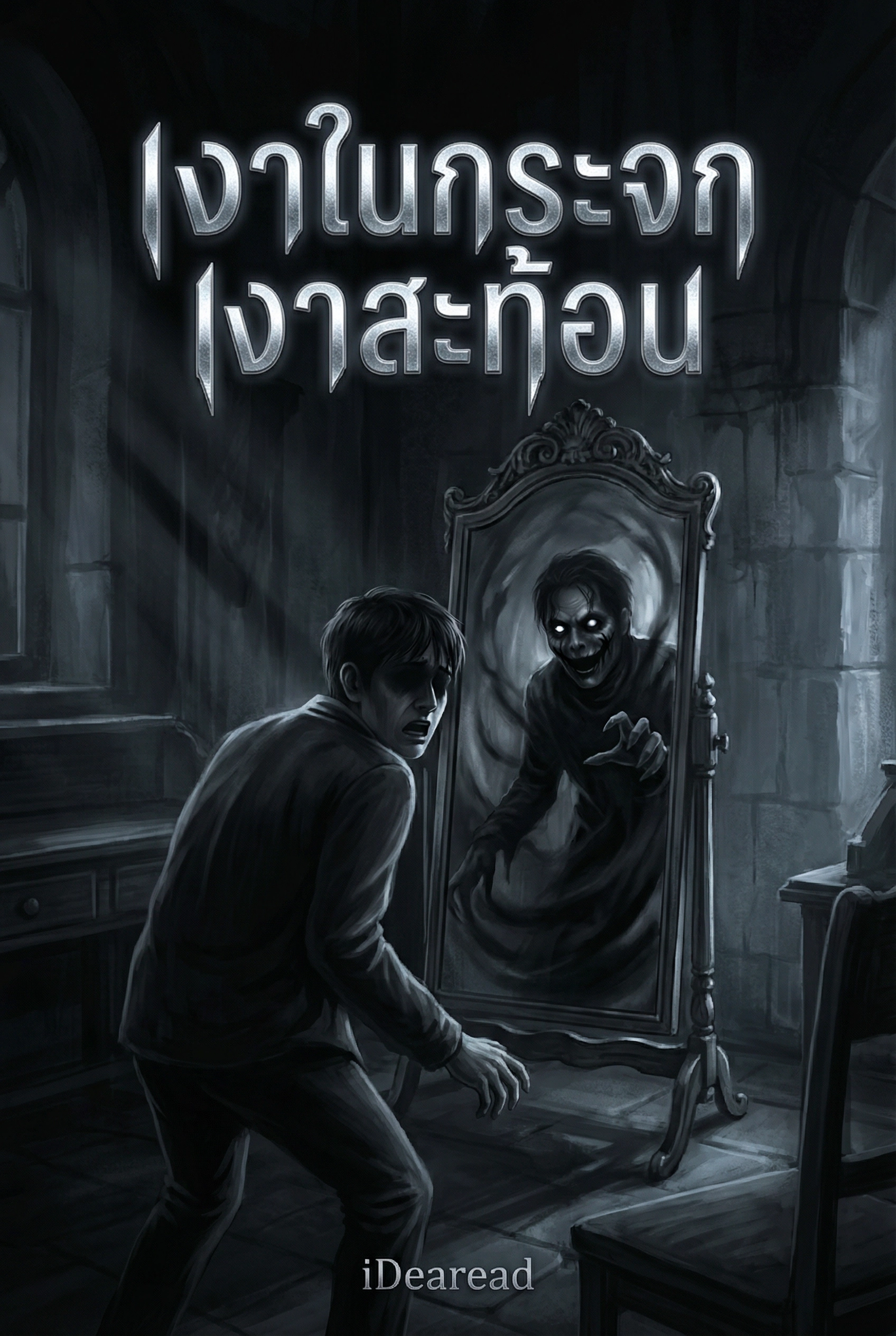  เงาในกระจกเงาสะท้อน