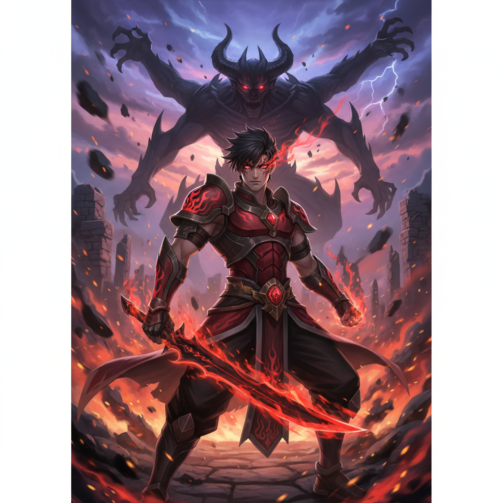 เพลิงทมิฬ นัยน์ตาอสูร