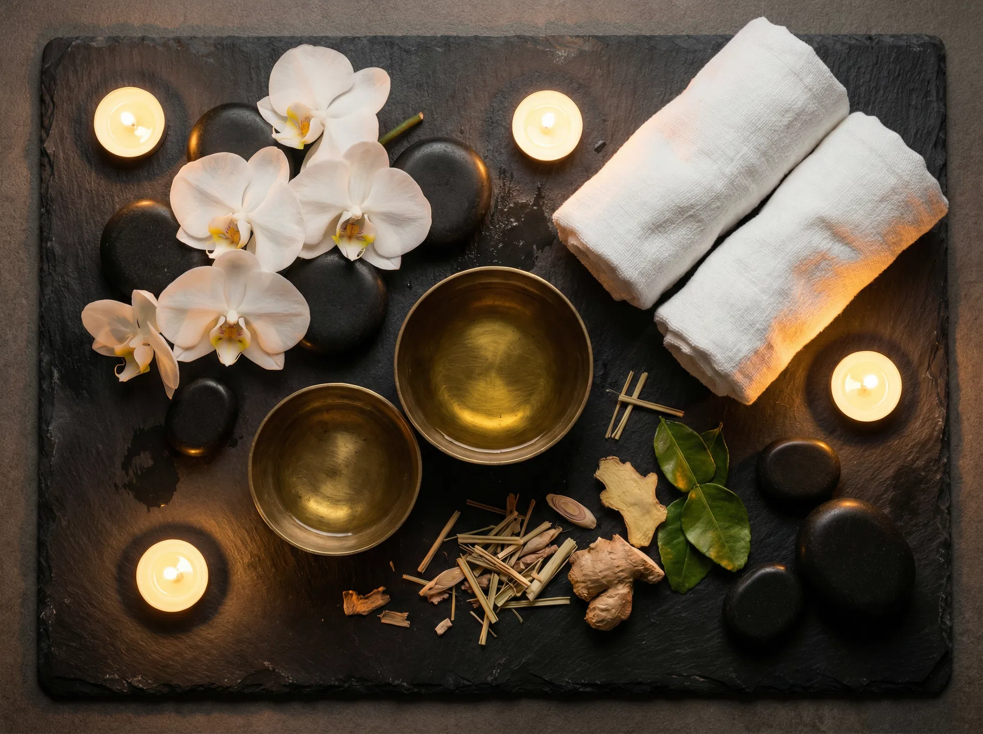 Thai massage essentials and aromatherapy