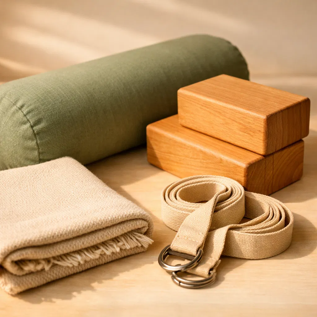 Iyengar yoga props