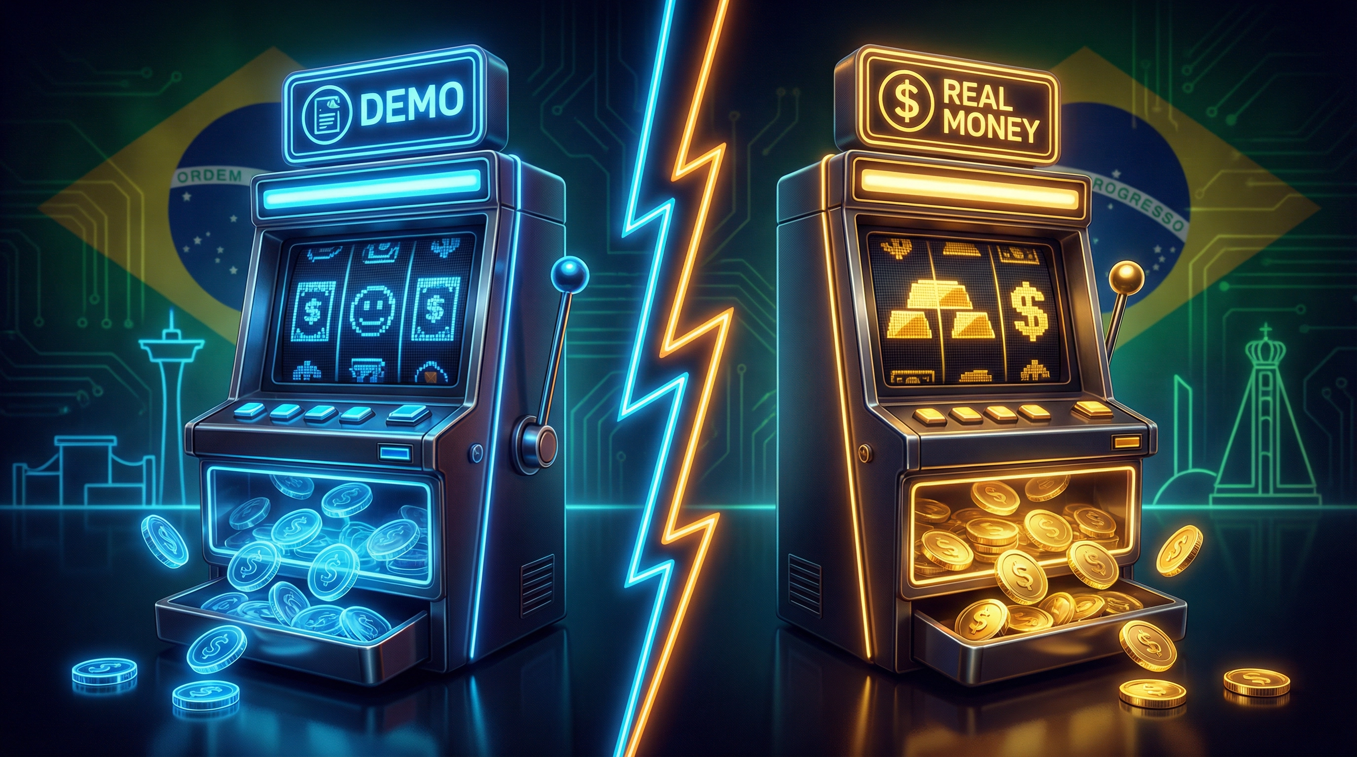 Modo Demo vs. Dinheiro Real: Diferenças e Quando Usar Cada Um