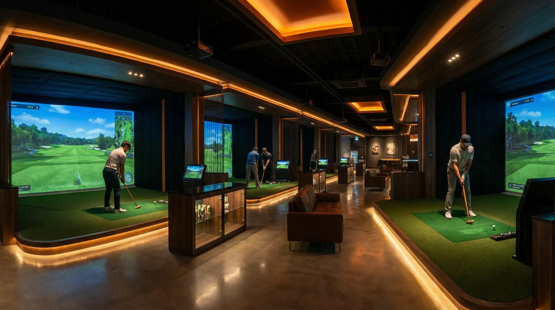 HOLOS 파크골프 센터 내부