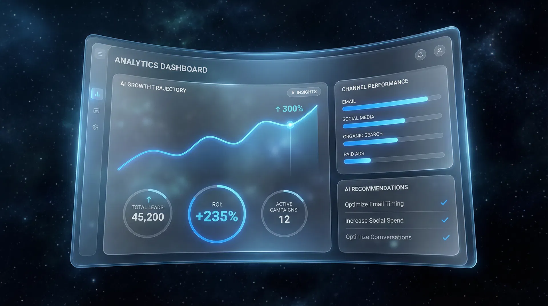 VybeMedia AI Dashboard