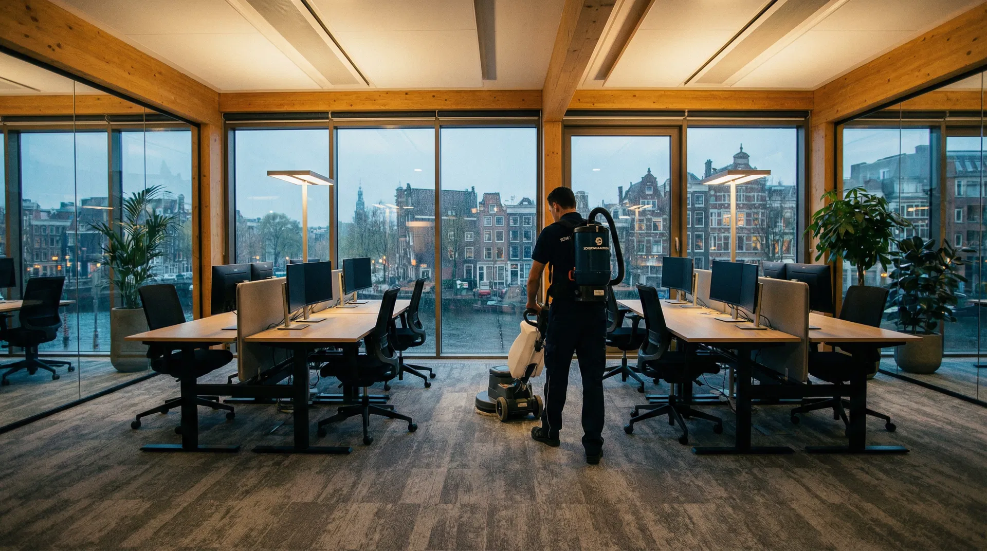 Professionele kantoorschoonmaak door FaceForYou partner in Amsterdam