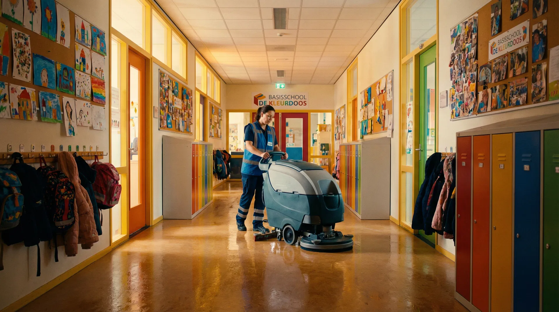 Professionele schoolschoonmaak voor basisscholen en middelbare scholen door FaceForYou