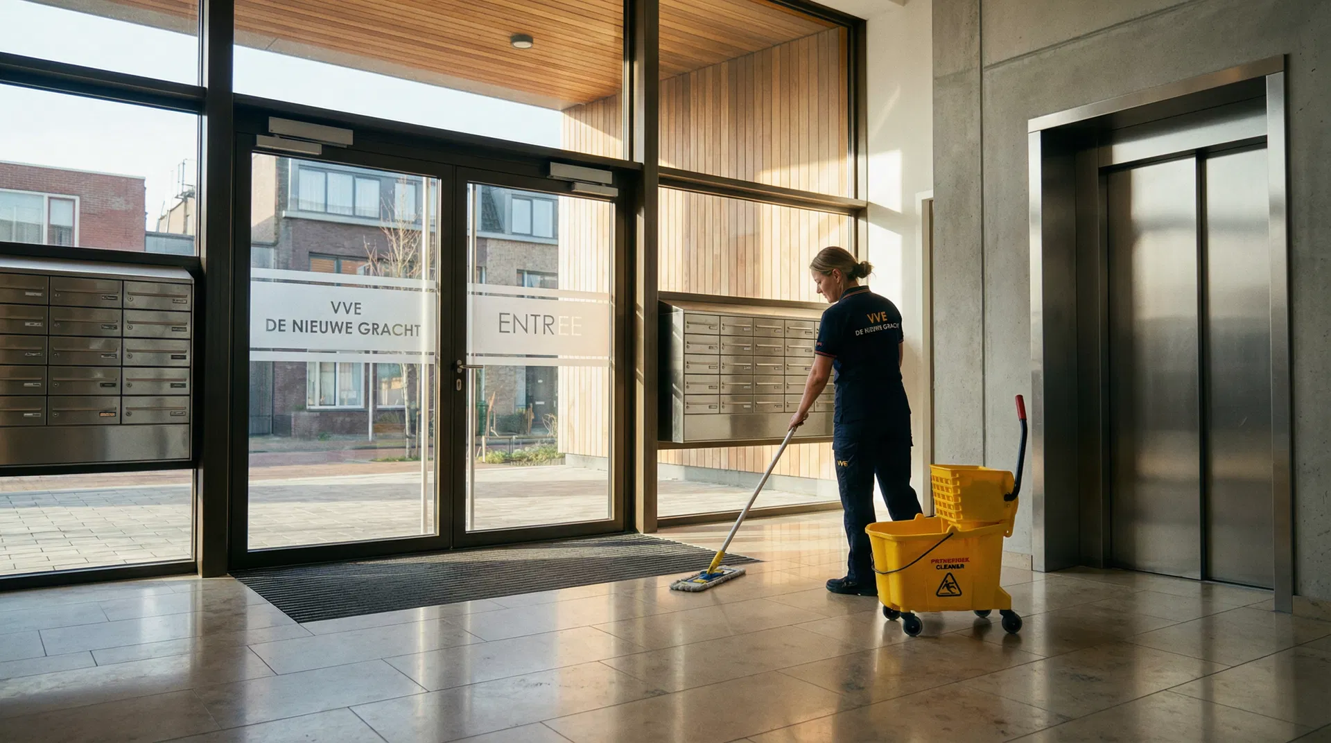 Professionele VVE schoonmaak voor appartementencomplexen door FaceForYou