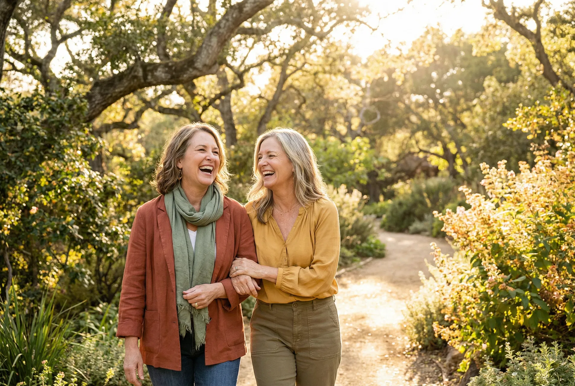 Women feeling vibrant and energized