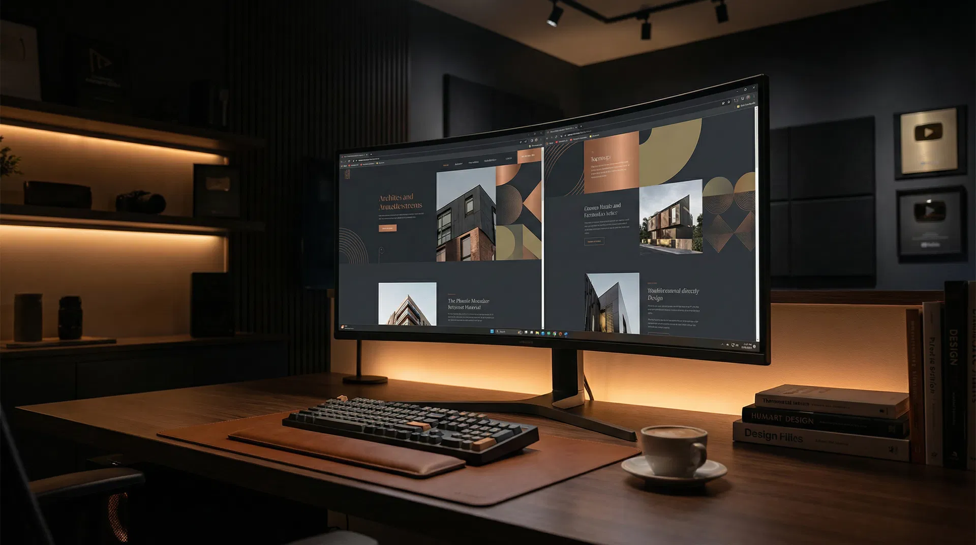 Web design workspace