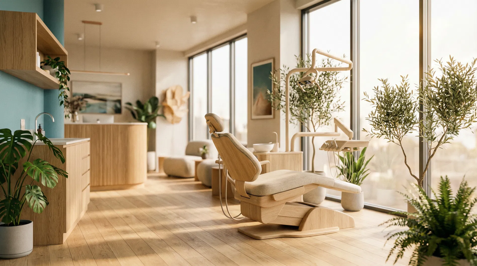 清潔で温かみのある歯科医院