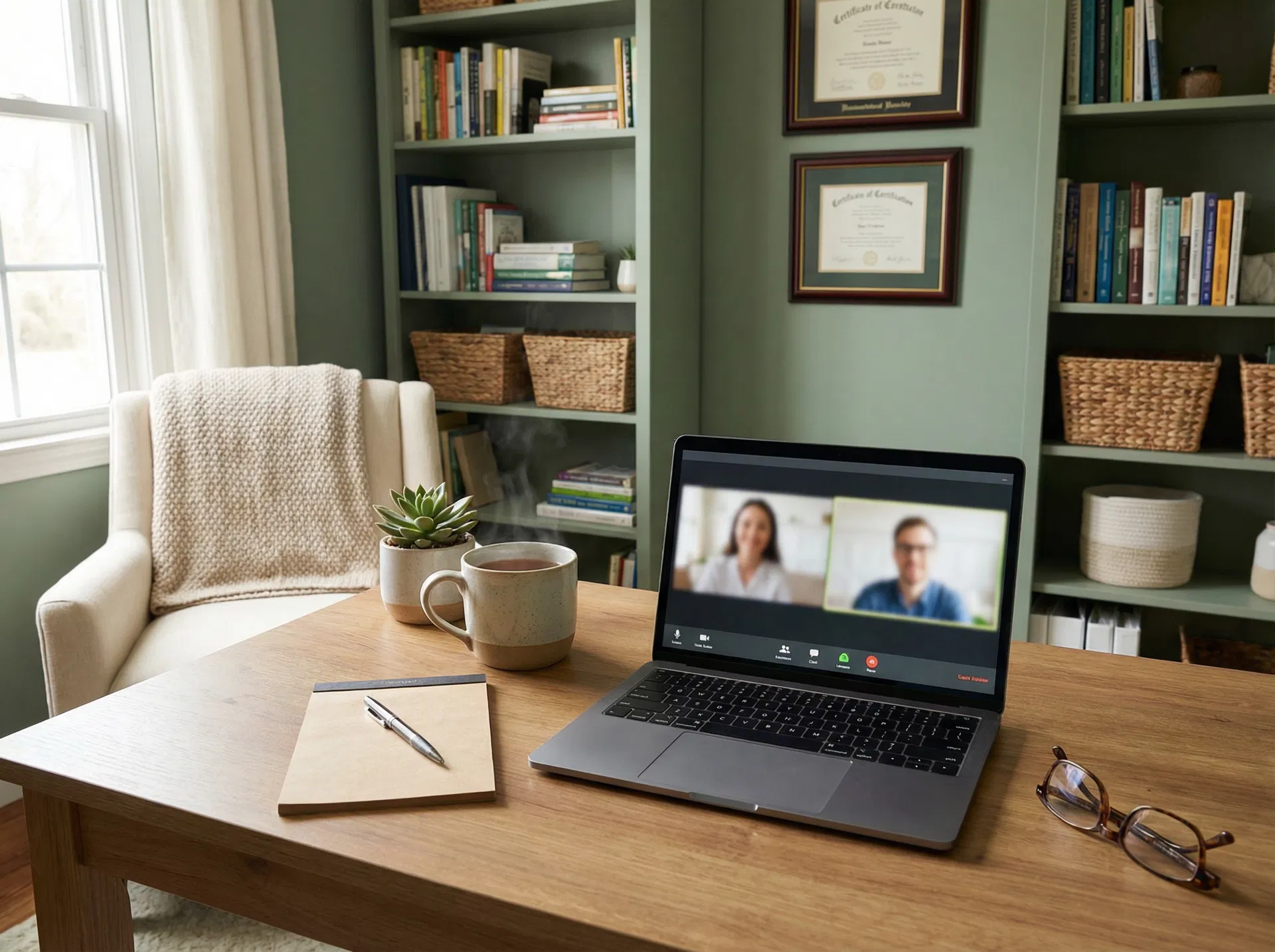 Our telehealth consulting setup