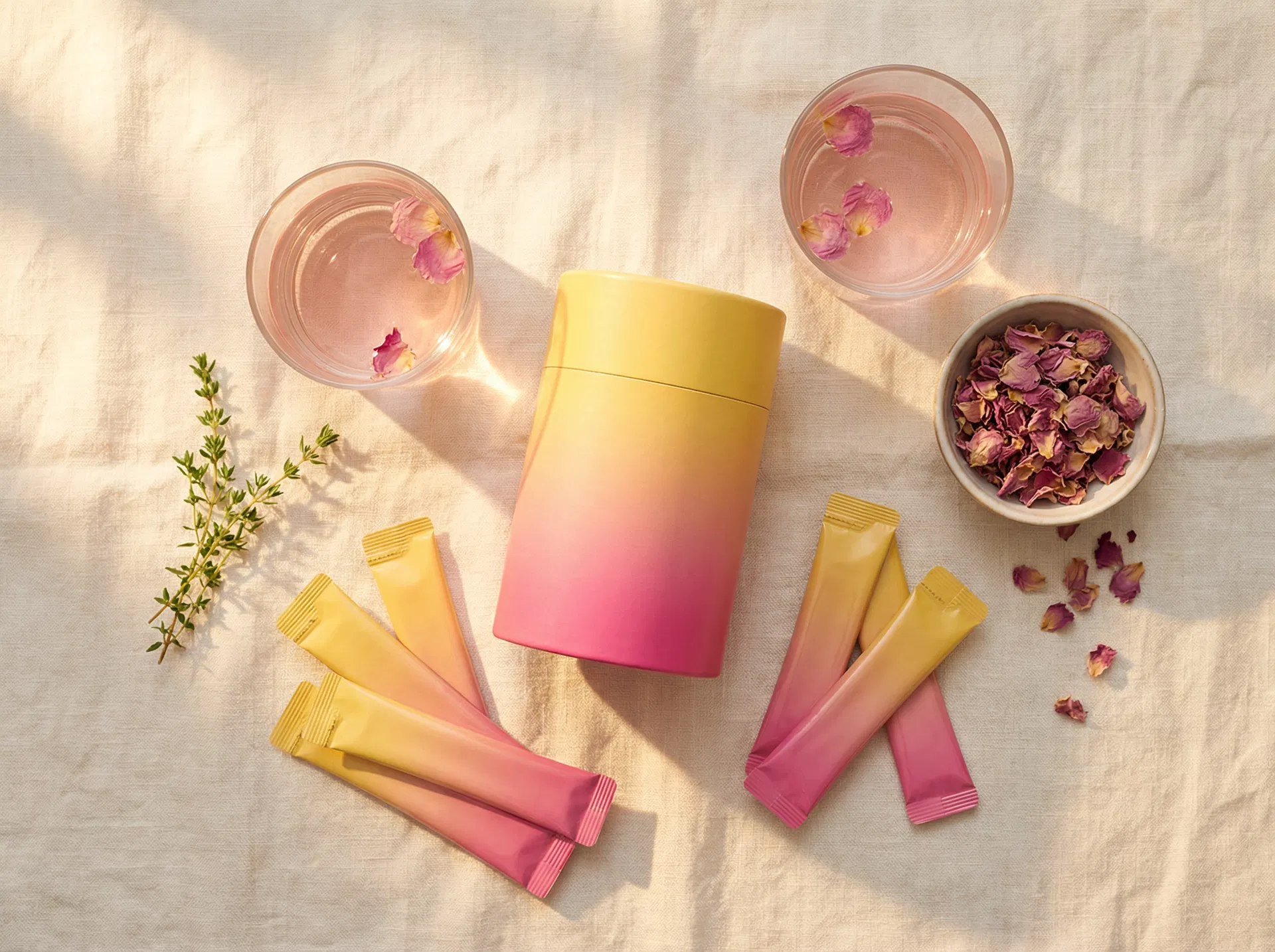 GlowSip product lifestyle