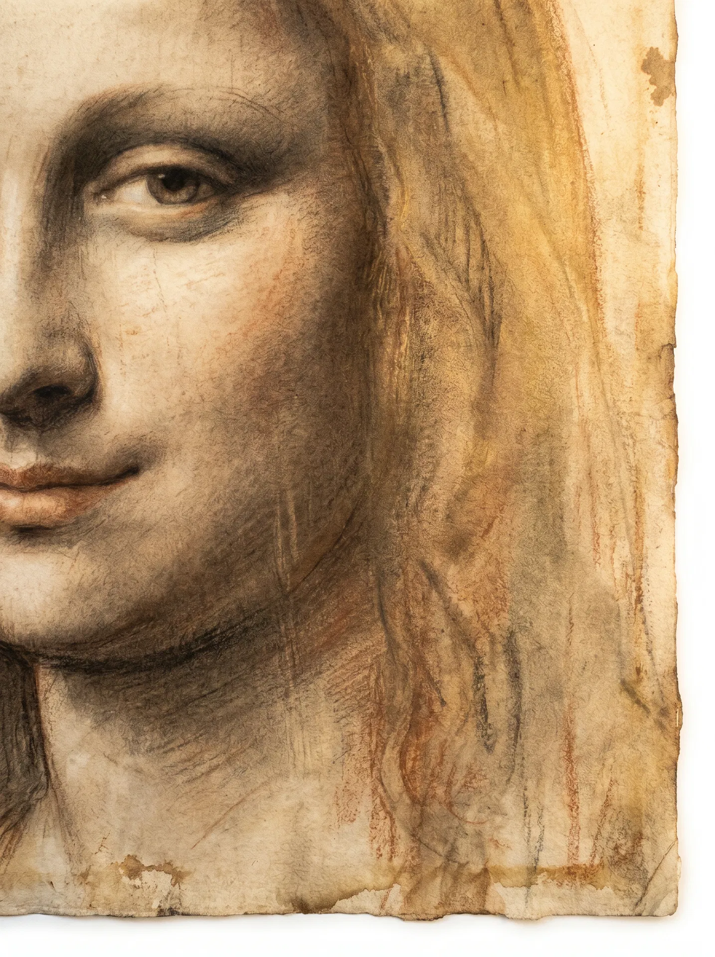 Portrait study — Leonardo da Vinci style