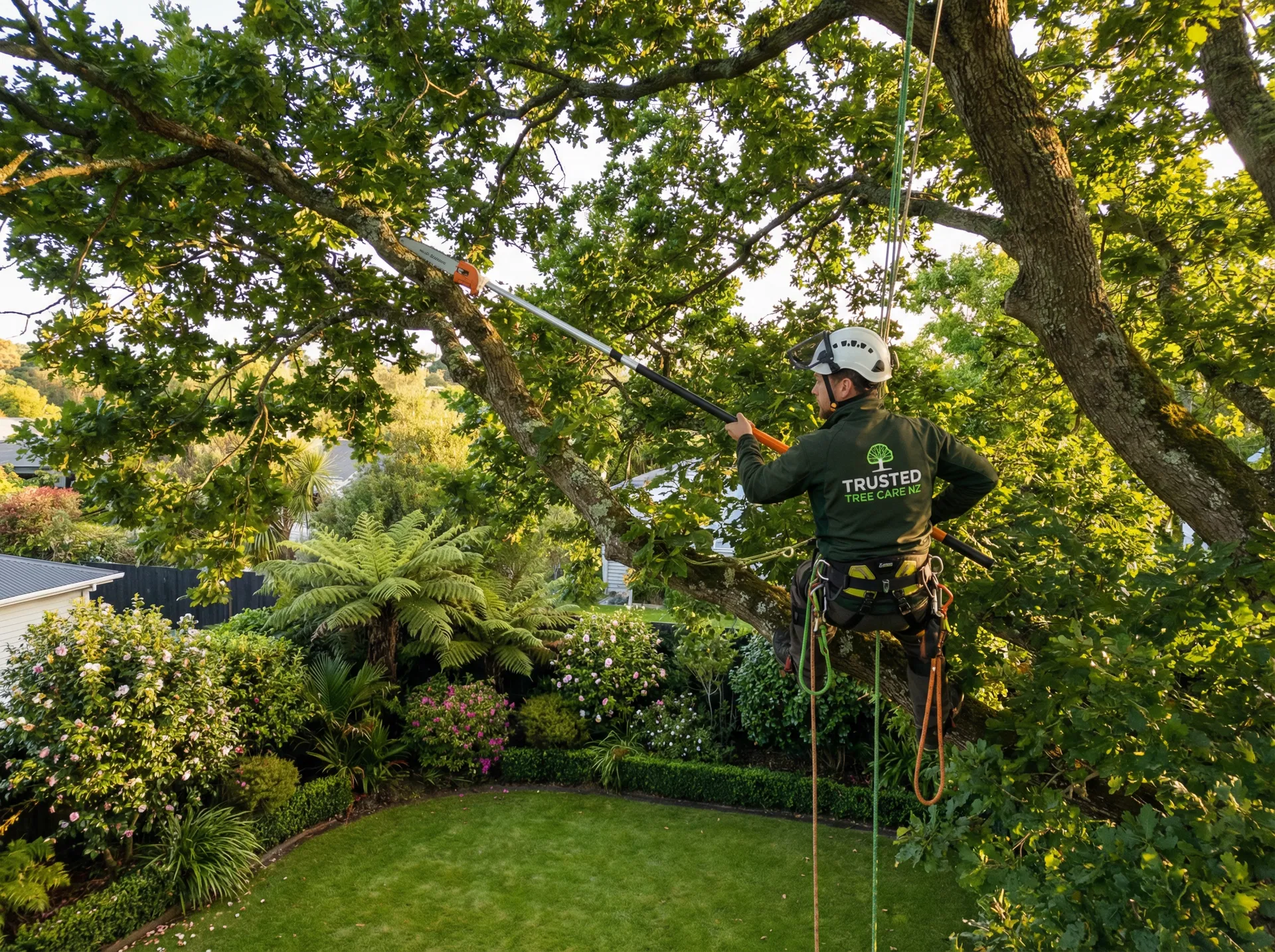 Commercial tree work — Woodsmen Tree Service