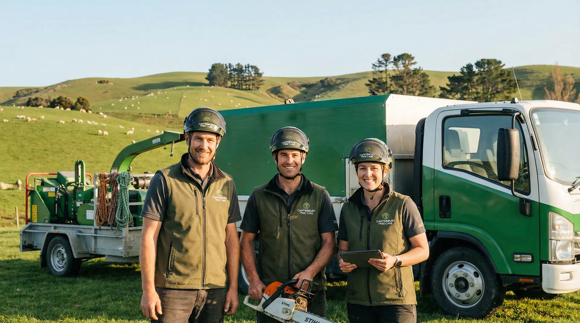 Woodsmen Tree Service team