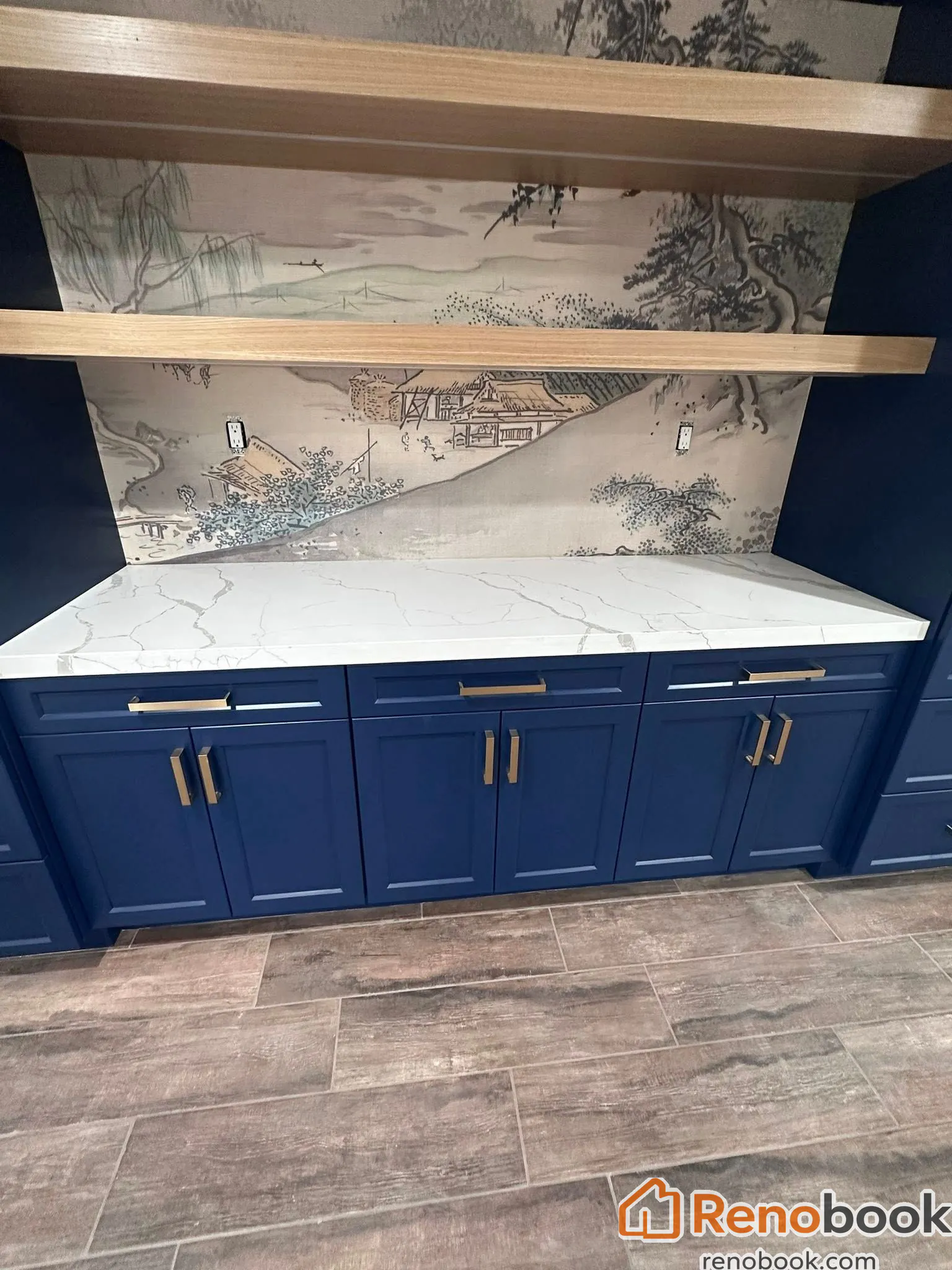 Chino, CA A Deep Blue Cabinet Project