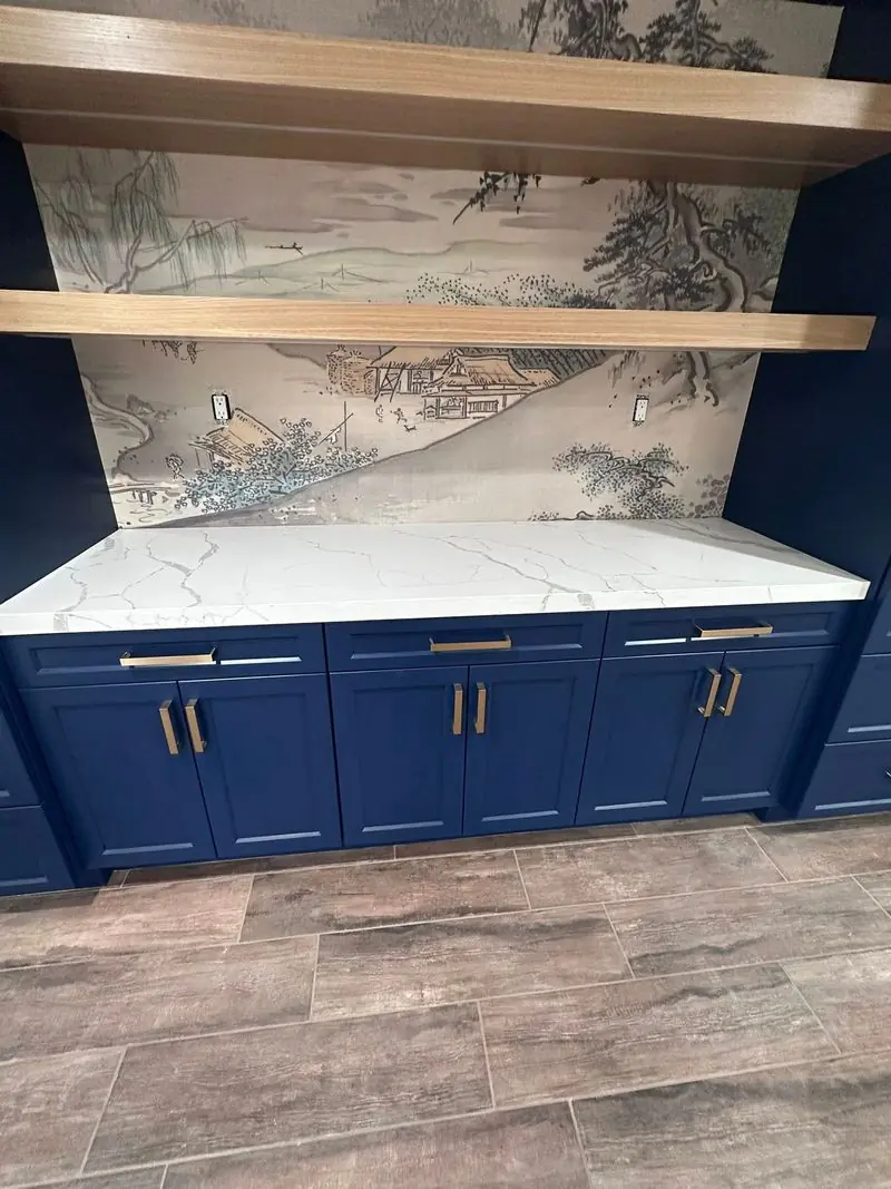 Chino, CA A Deep Blue Cabinet Project