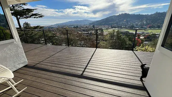 A deck constructed from composite panels Milpitas CA