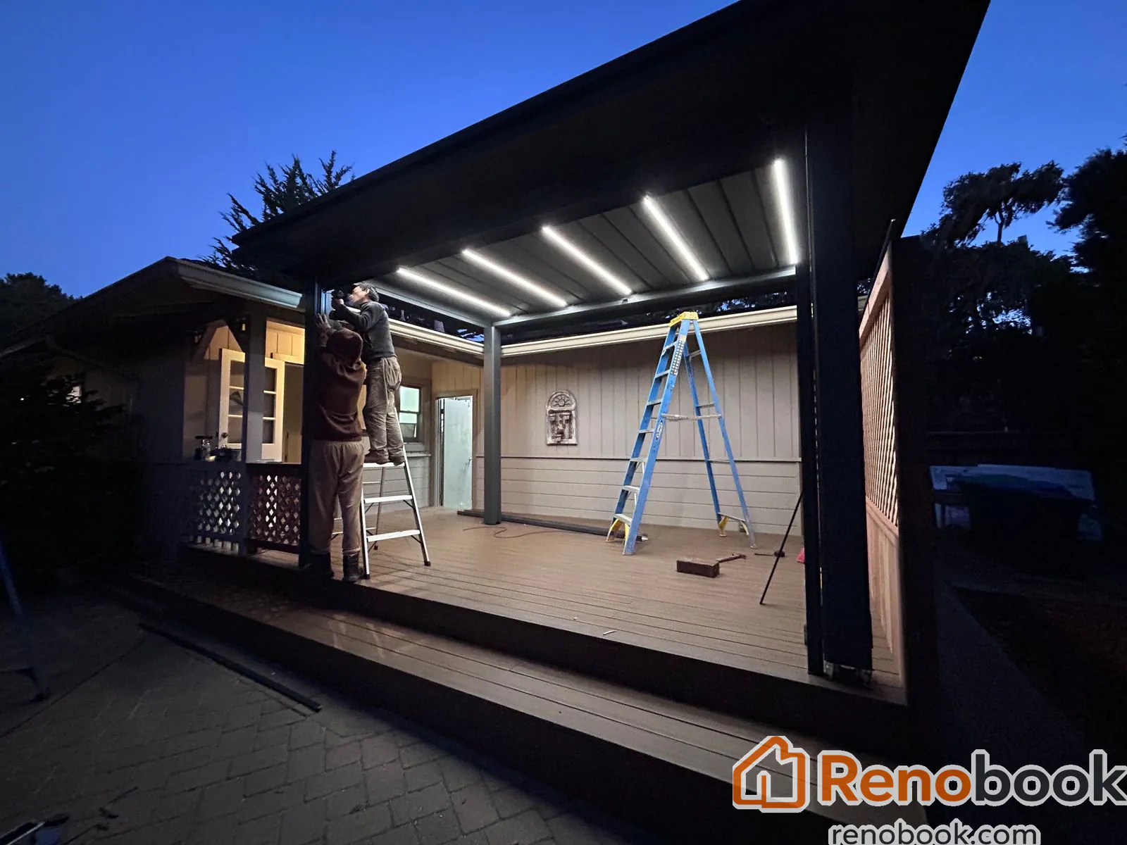 pergola installation