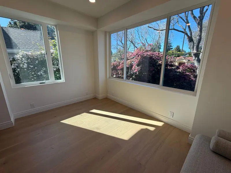 Replace a portion of the problematic flooring in a homeowner's living room