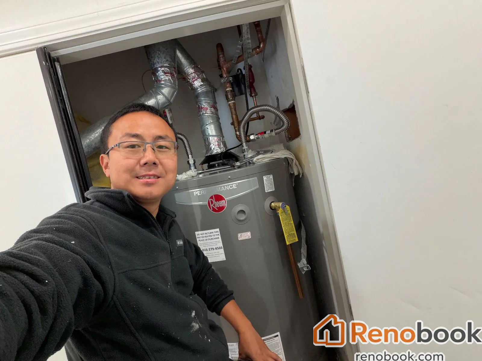Gas Water Heater Replacement Plumbing Project Palo Alto CA