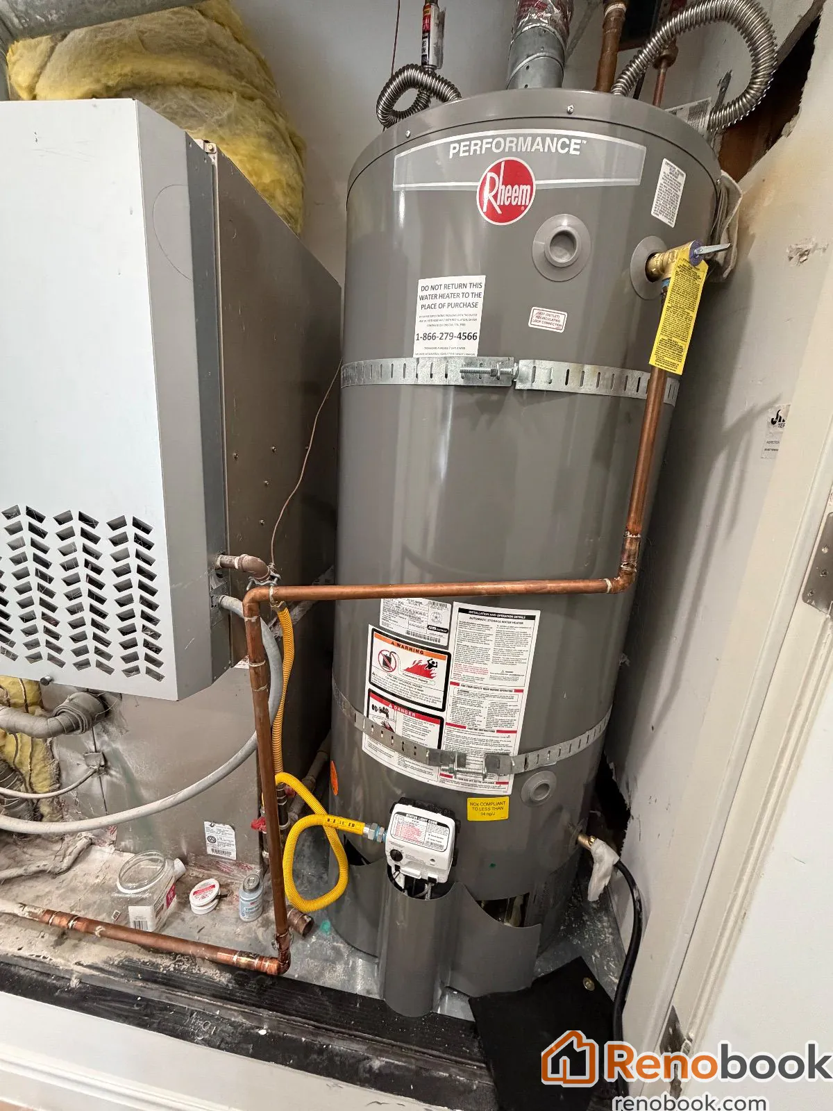 Gas Water Heater Replacement Plumbing Project Palo Alto CA